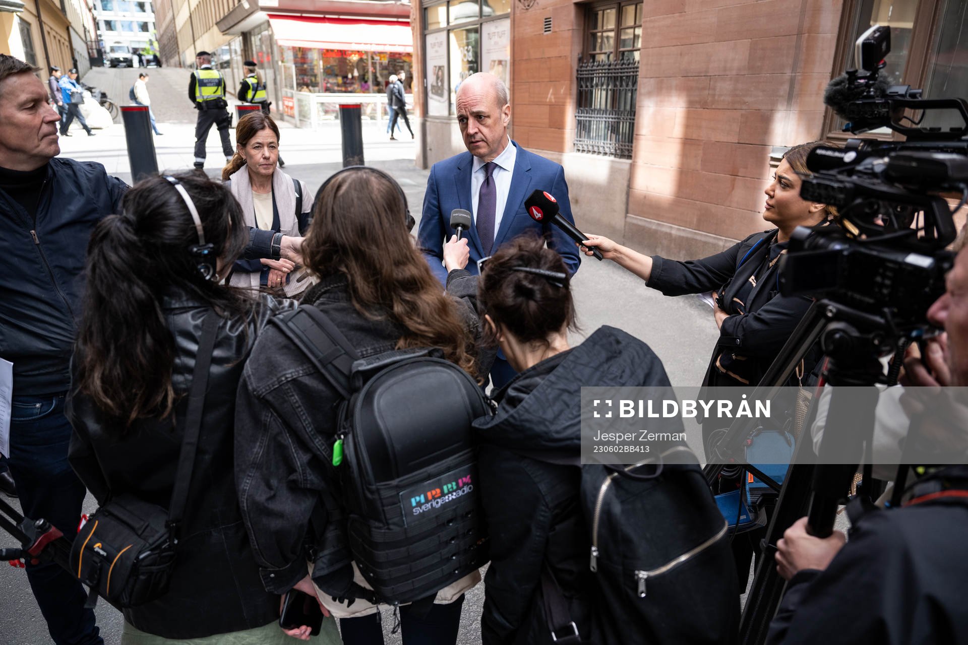 Svenska Fotbollförbundets ordförande Fredrik Reinfeldt