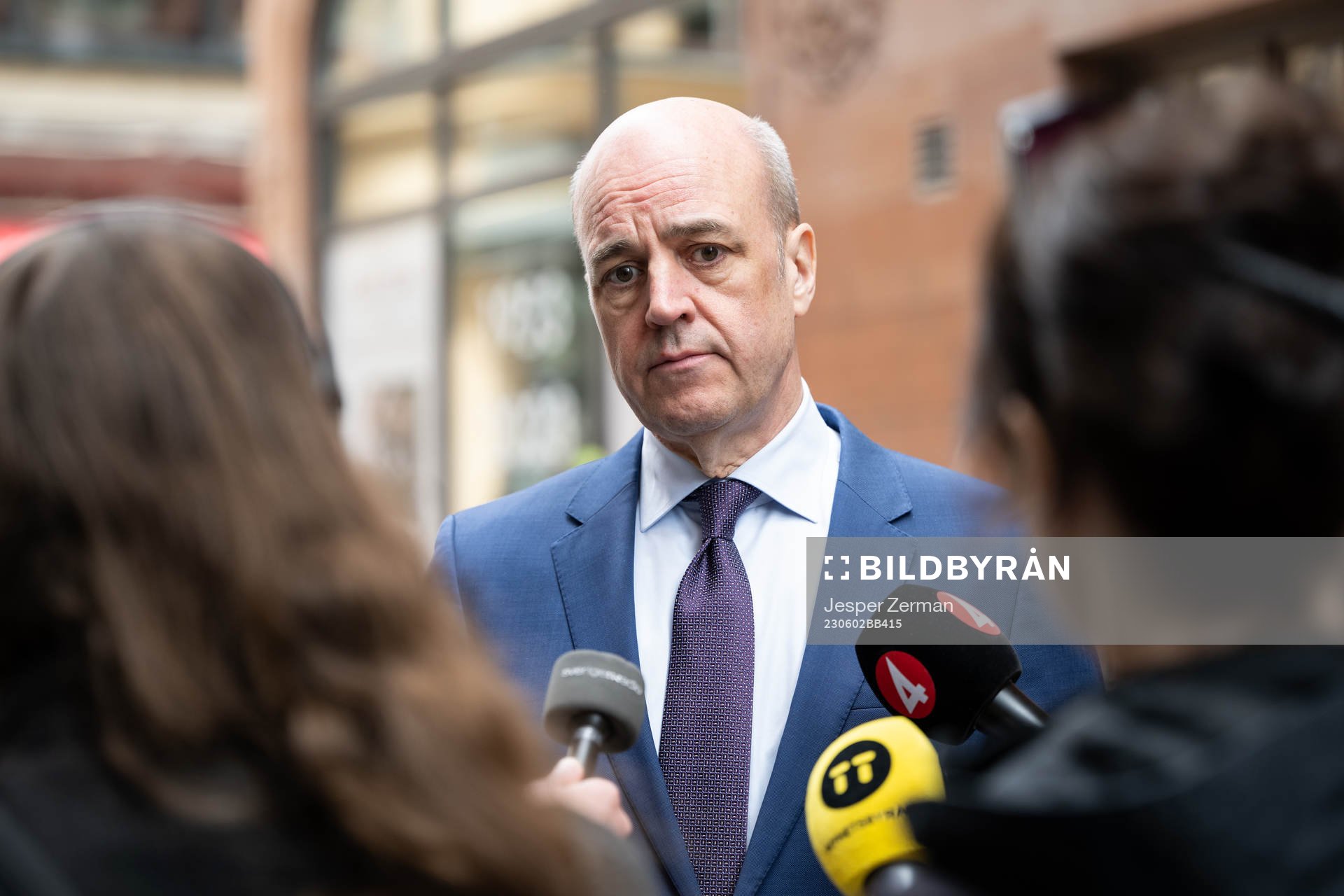 Svenska Fotbollförbundets ordförande Fredrik Reinfeldt