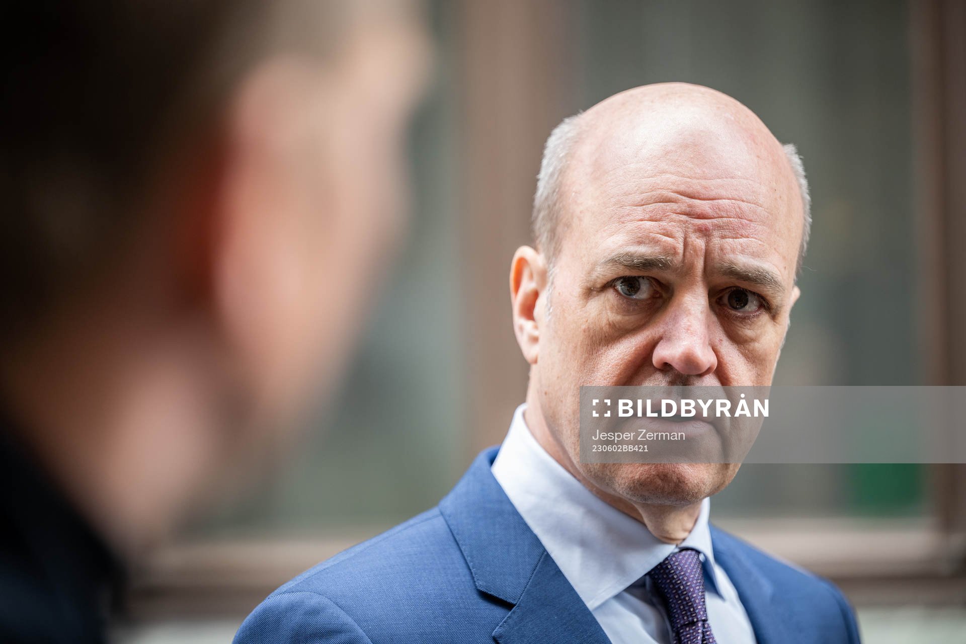 Svenska Fotbollförbundets ordförande Fredrik Reinfeldt