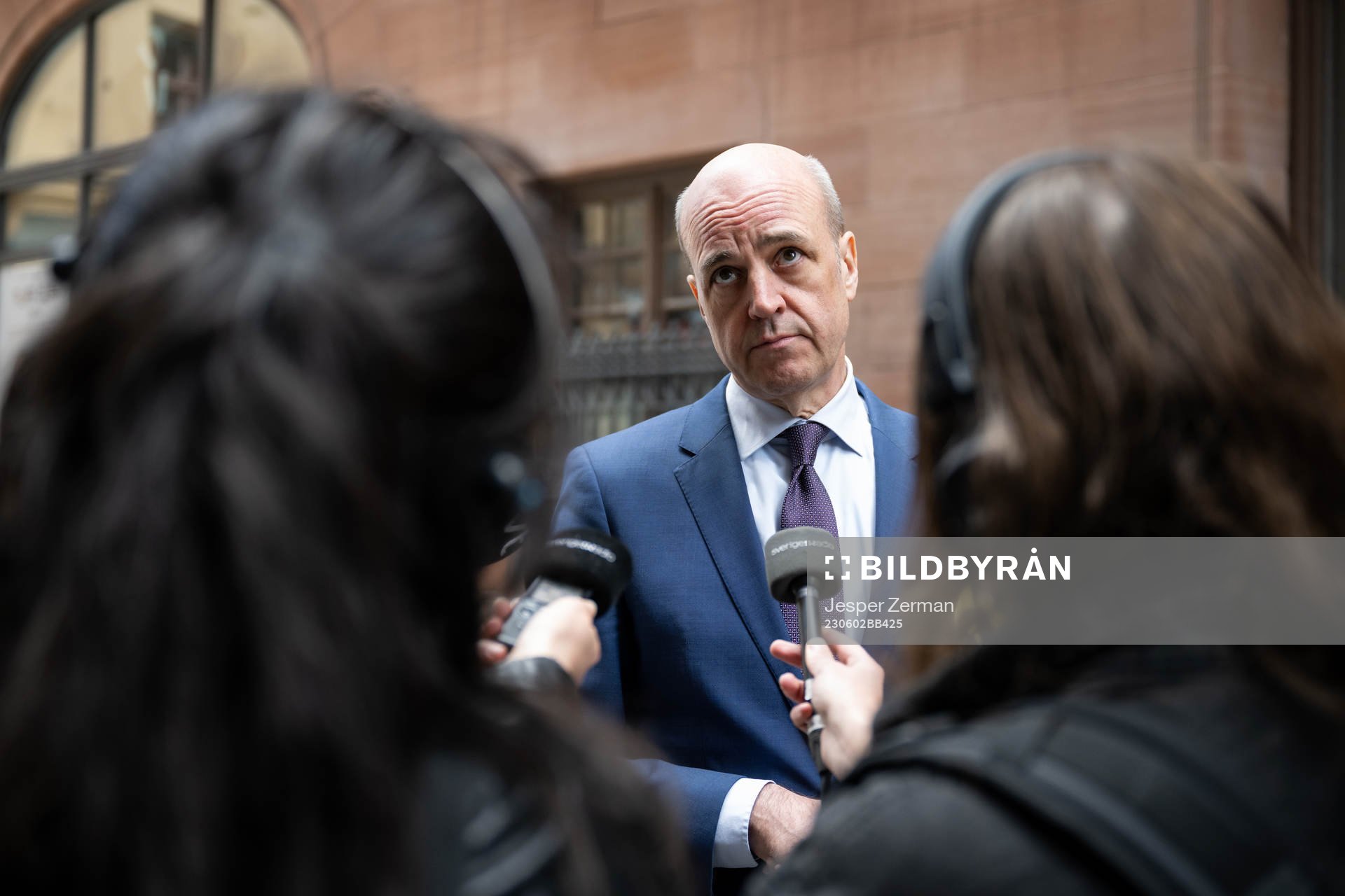 Svenska Fotbollförbundets ordförande Fredrik Reinfeldt