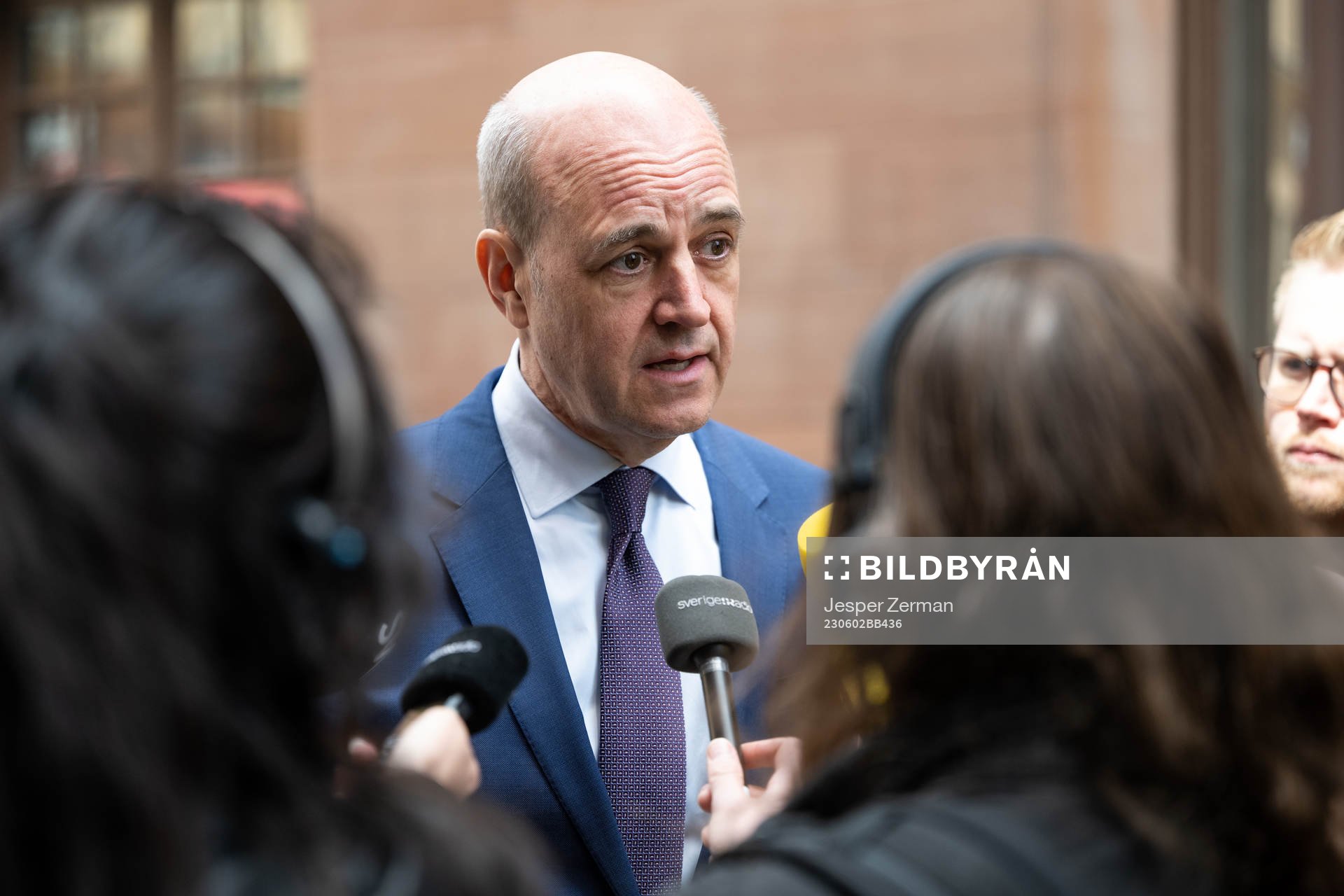 Svenska Fotbollförbundets ordförande Fredrik Reinfeldt