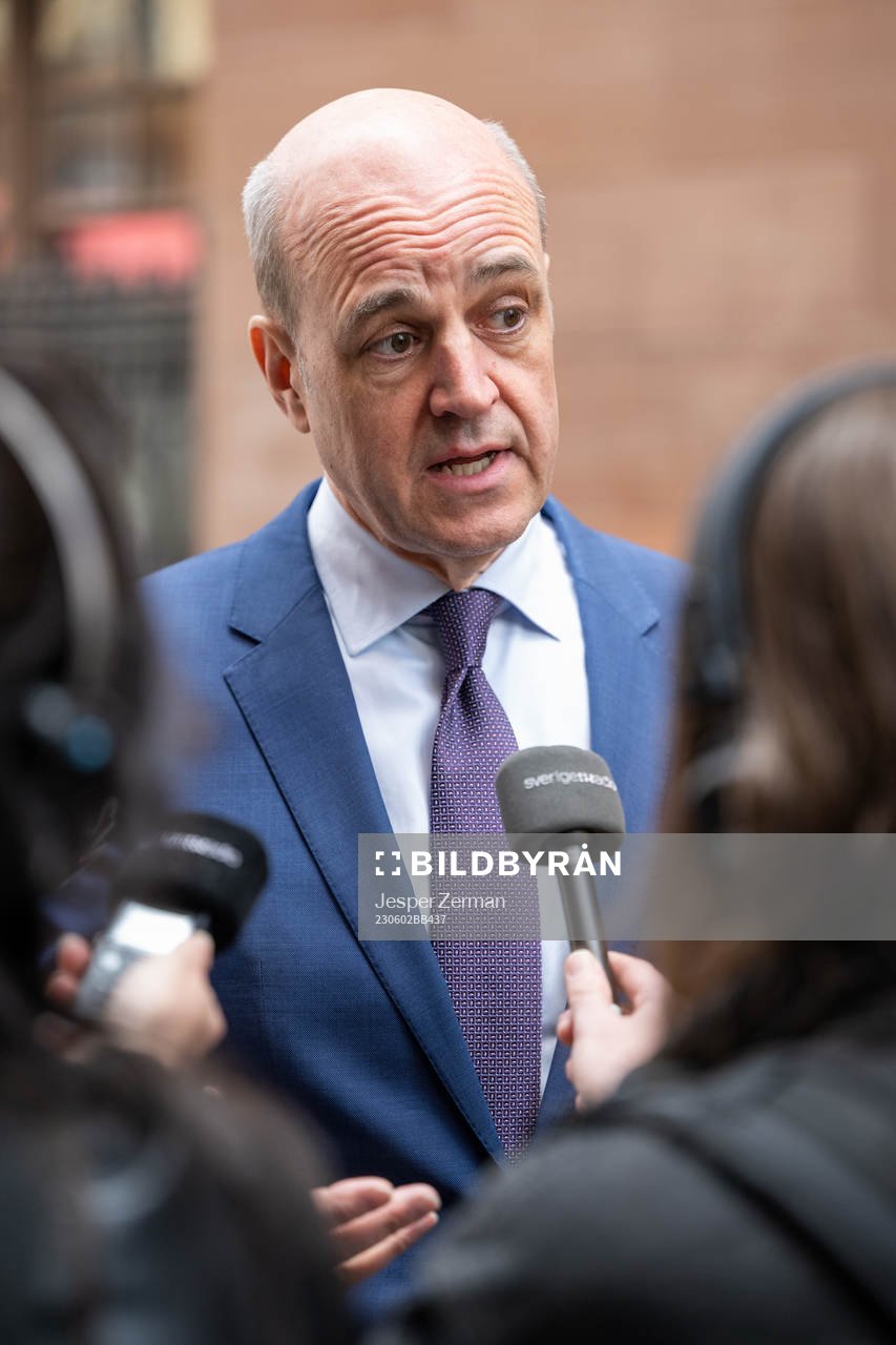 Svenska Fotbollförbundets ordförande Fredrik Reinfeldt