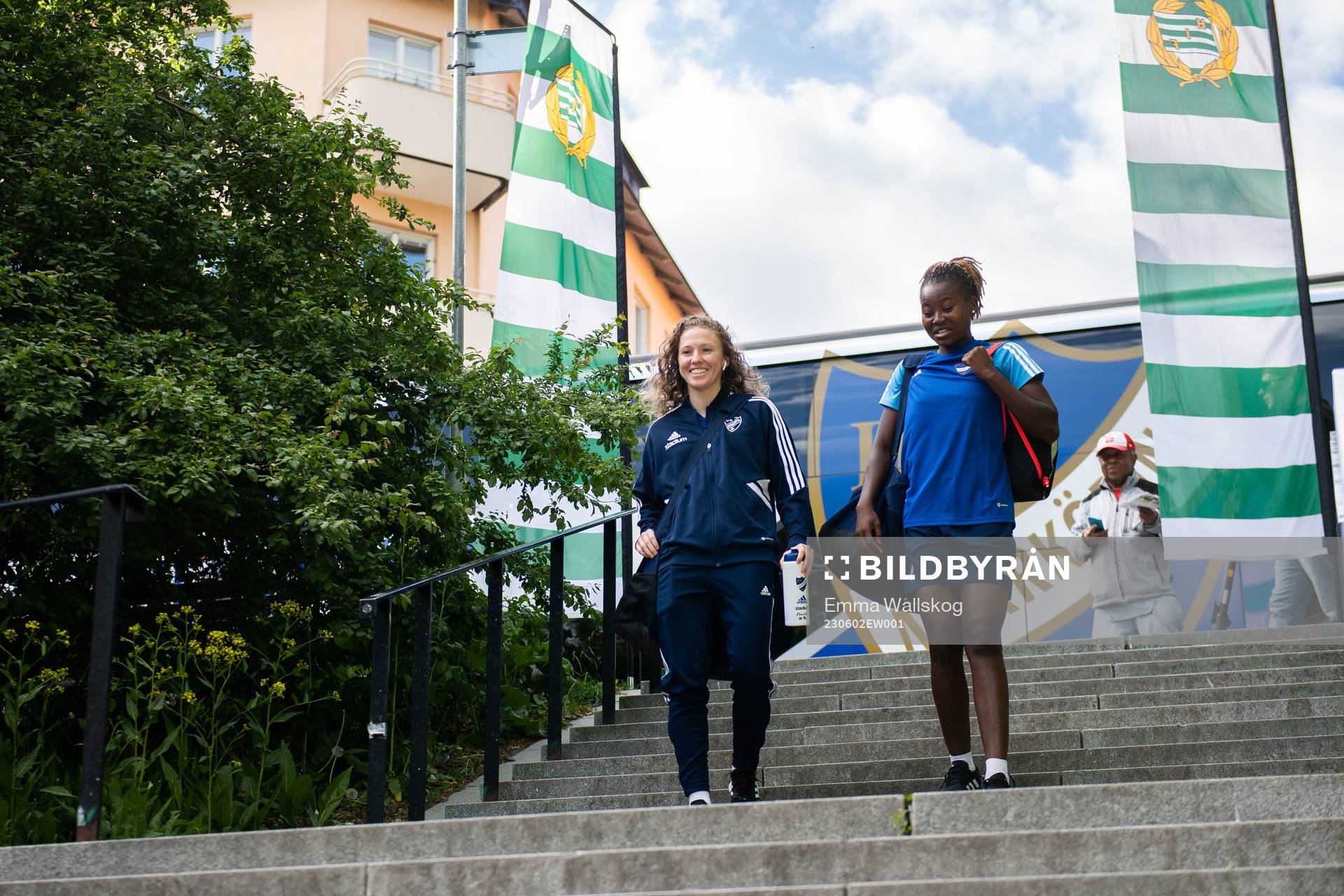 IFK Norrköpings spelare anländer