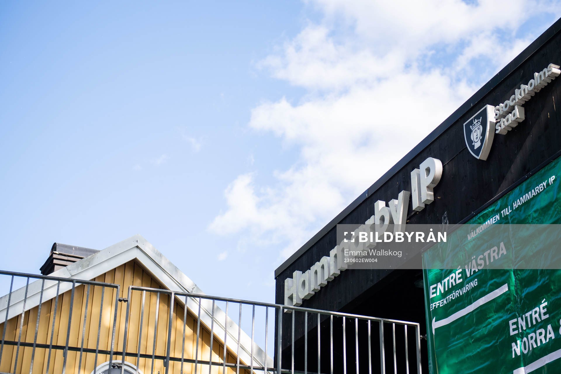 Exteriör av Hammarby IP