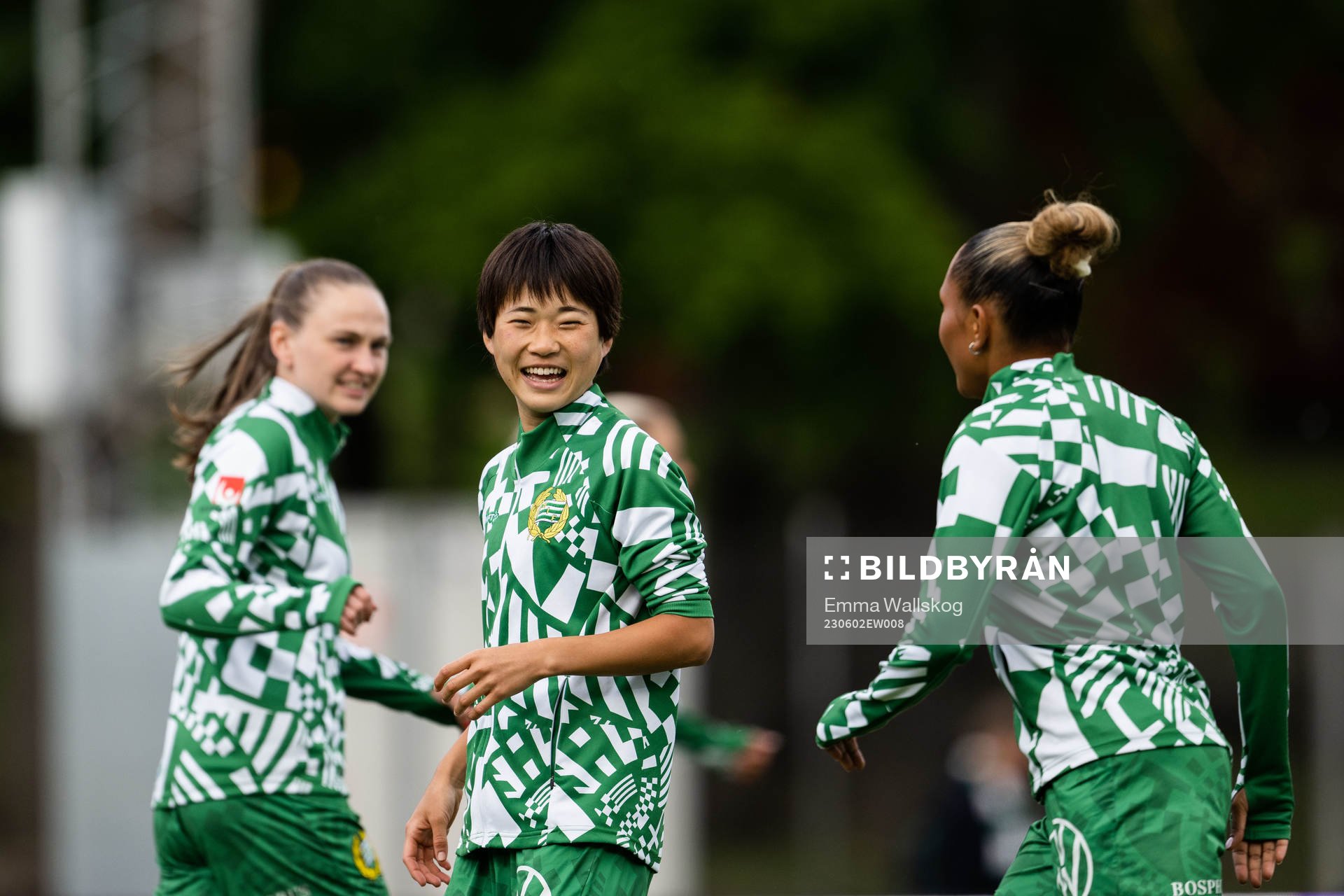 Hammarbys Maika Hamano och Madelen Janogy