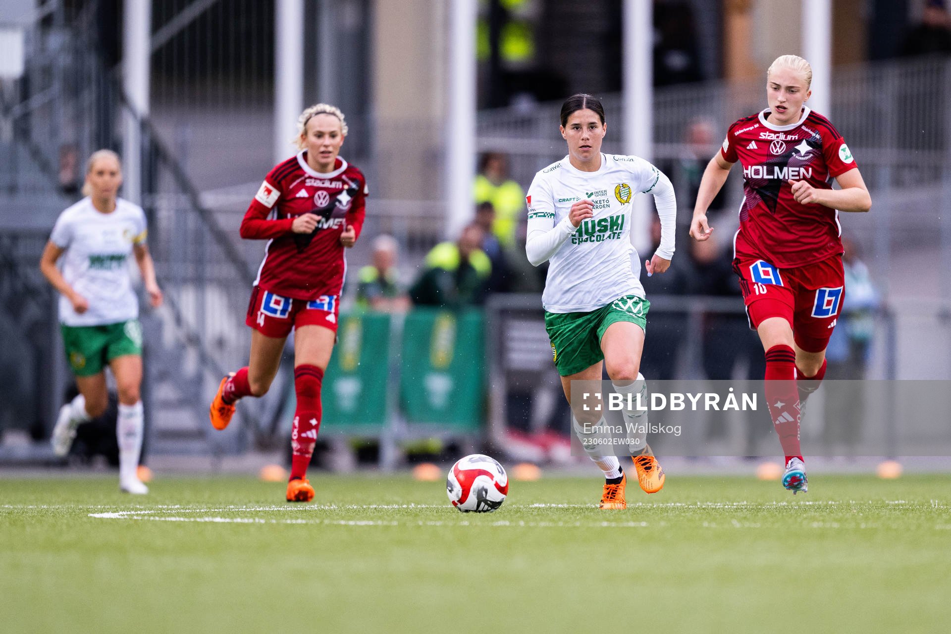 Hammarbys Madelen Janogy och IFK Norrköpings Wilma