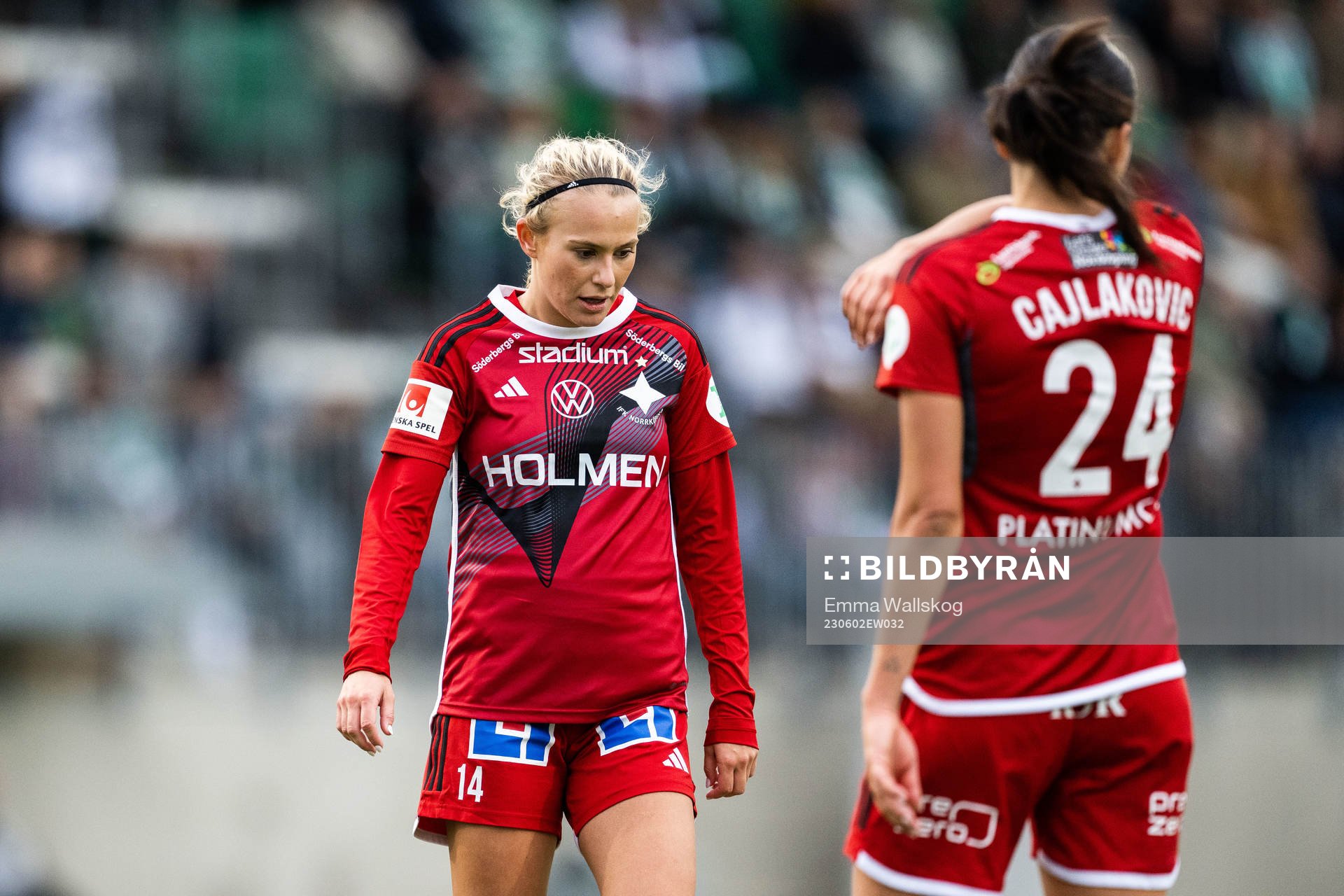IFK Norrköpings Elsa Burvall deppar