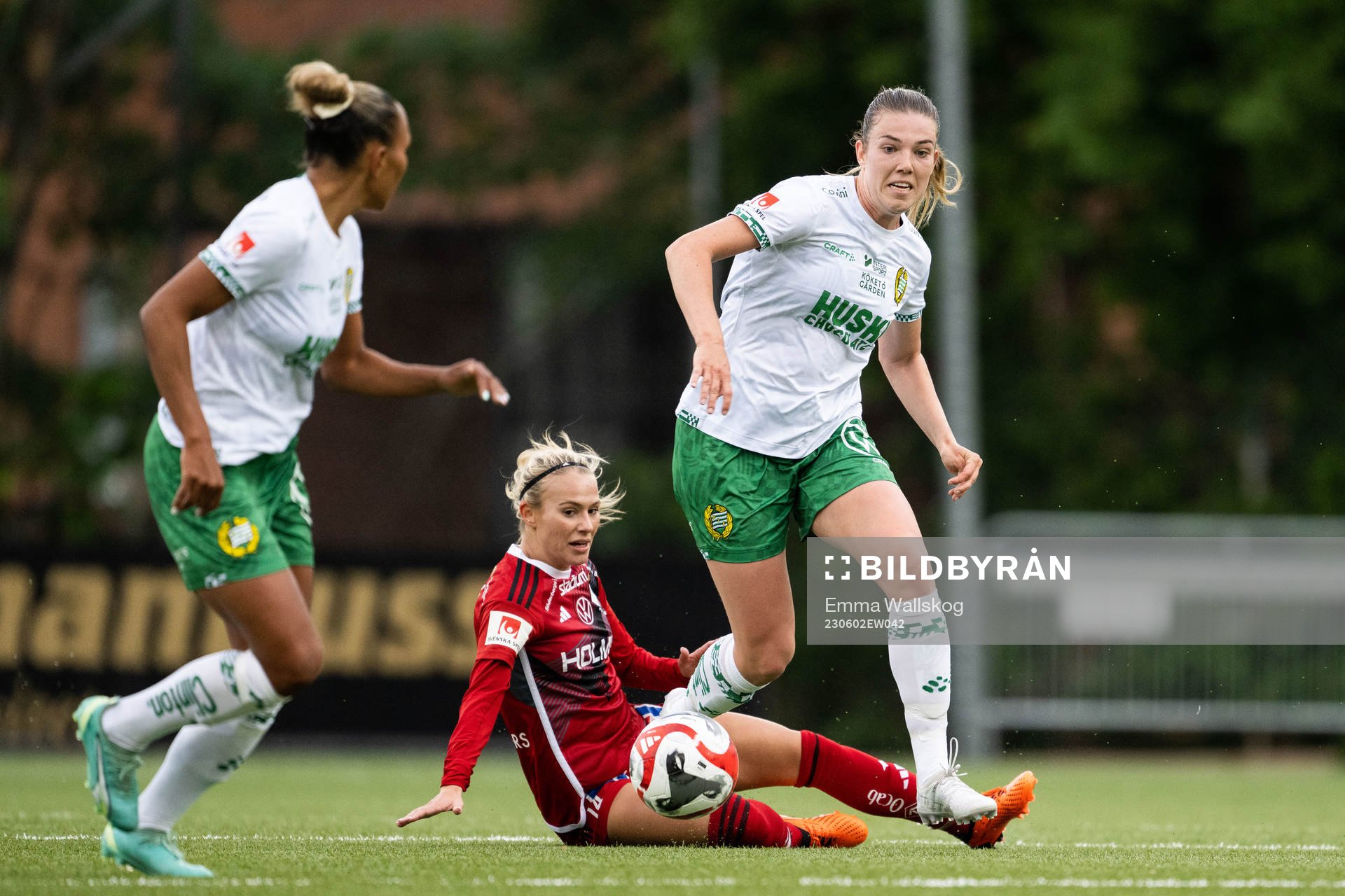 IFK Norrköpings Elsa Burvall och Hammarbys Emma Westin