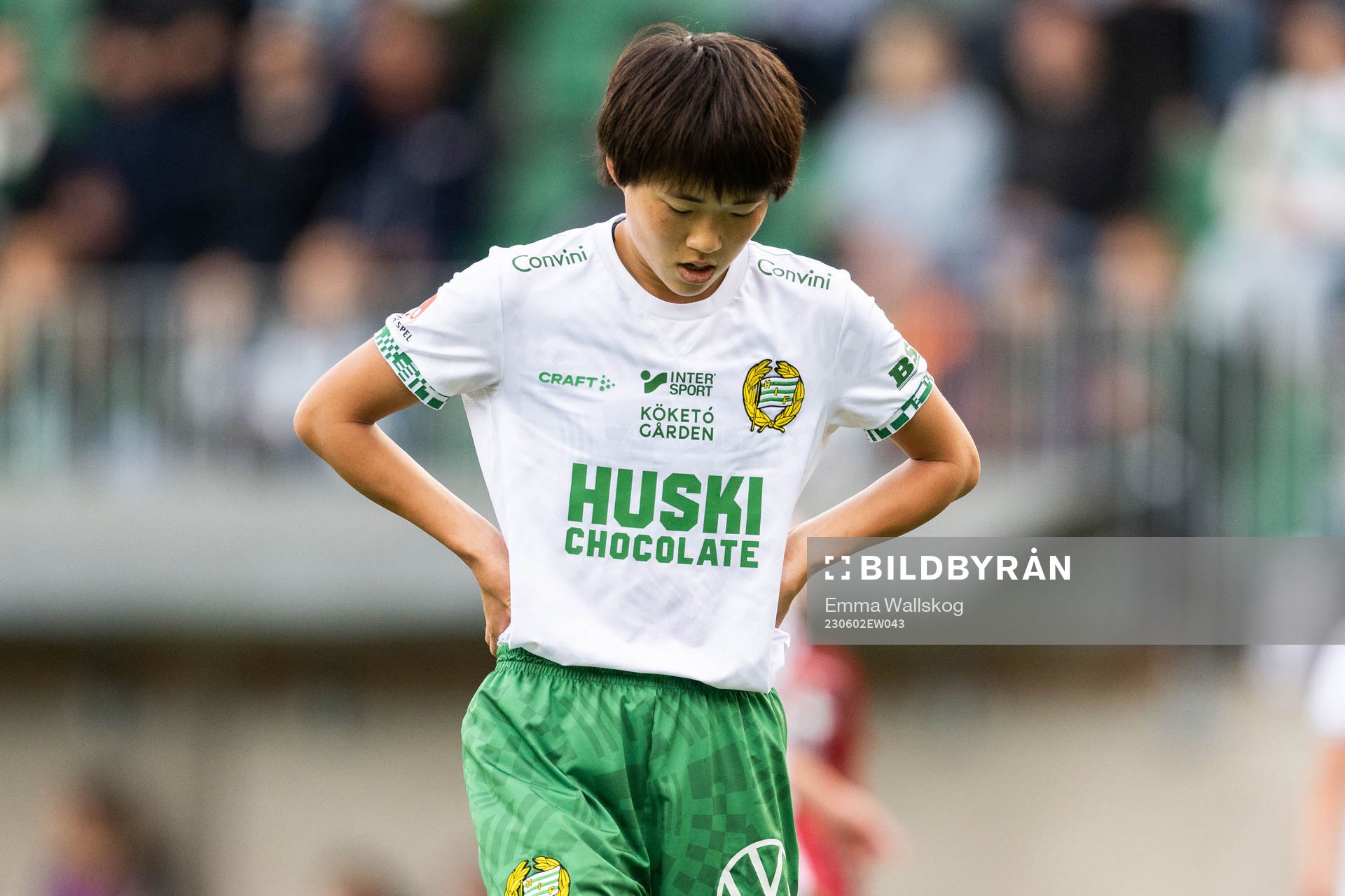 Hammarbys Maika Hamano deppar