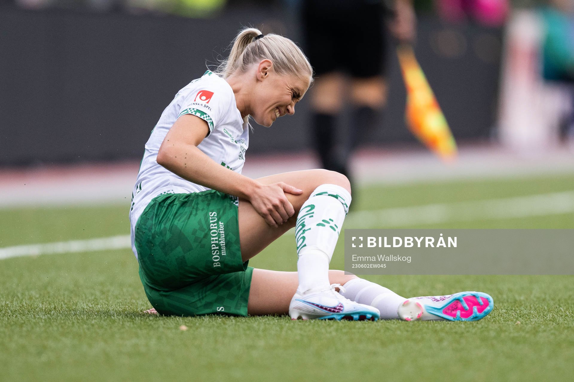 Hammarbys Alice Carlsson har ont