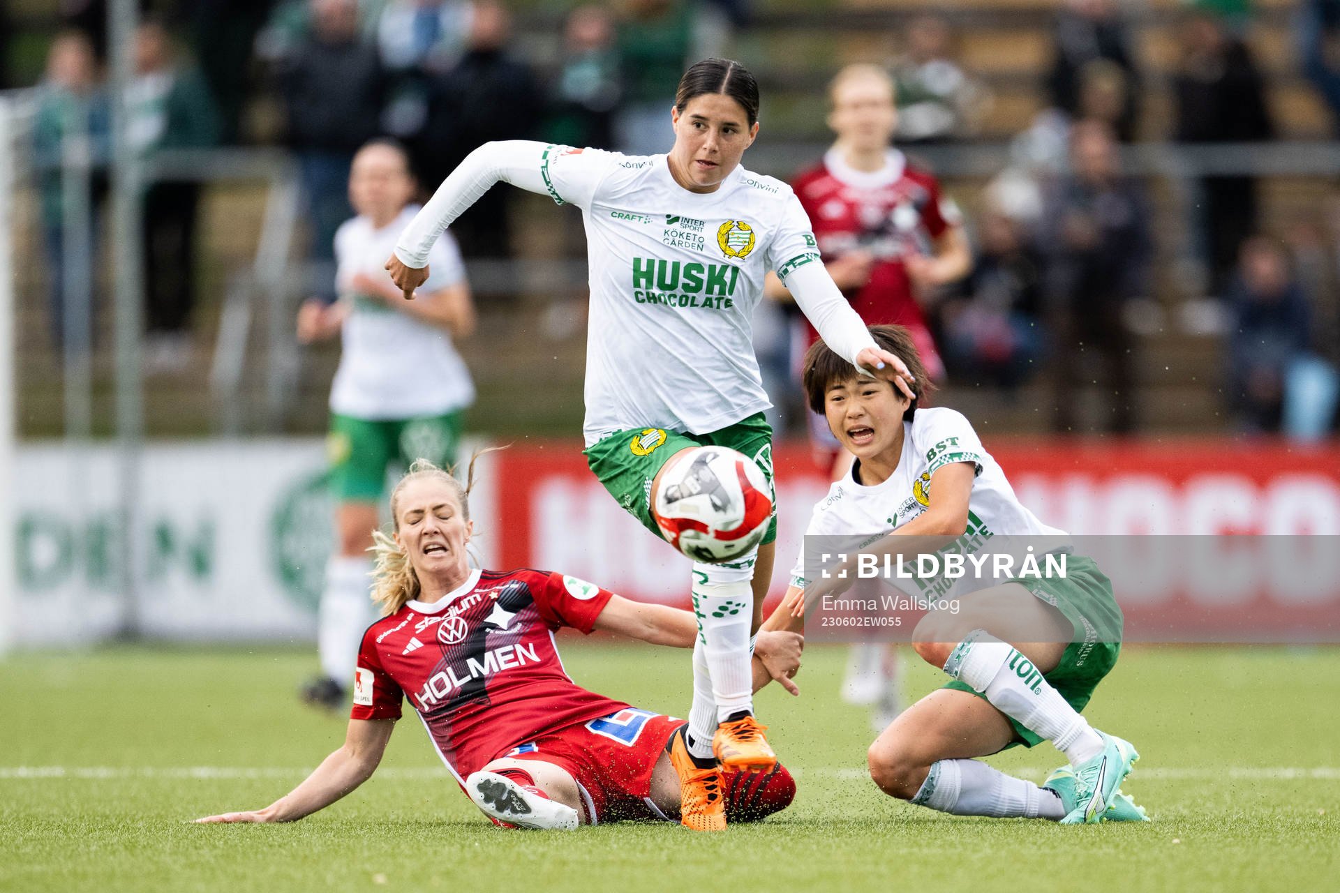IFK Norrköpings Sabina Ravnell mot Hammarbys Kyra