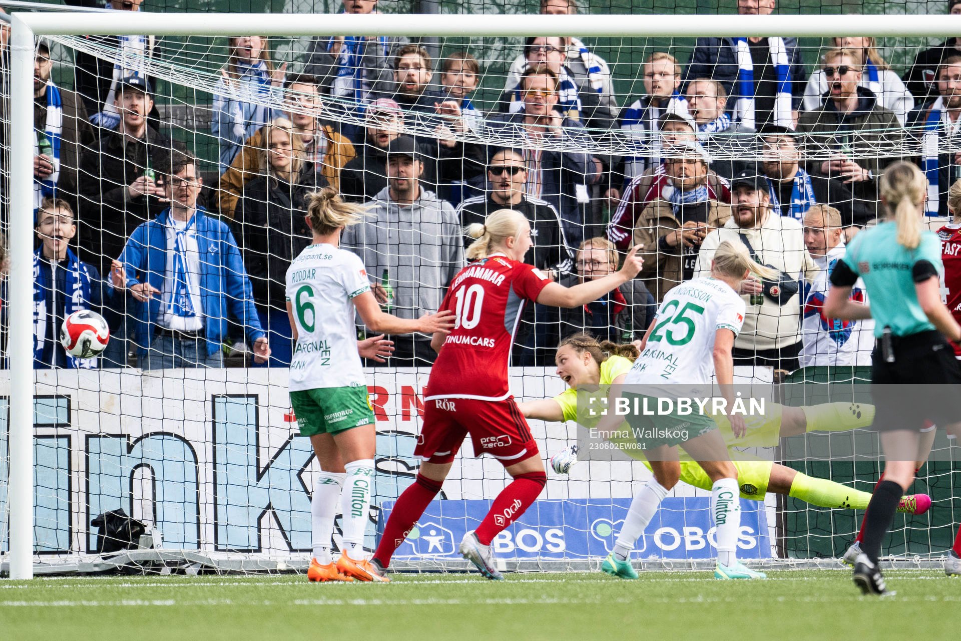 IFK Norrköpings My Cato (ej i bild) gör 0-1 bakom