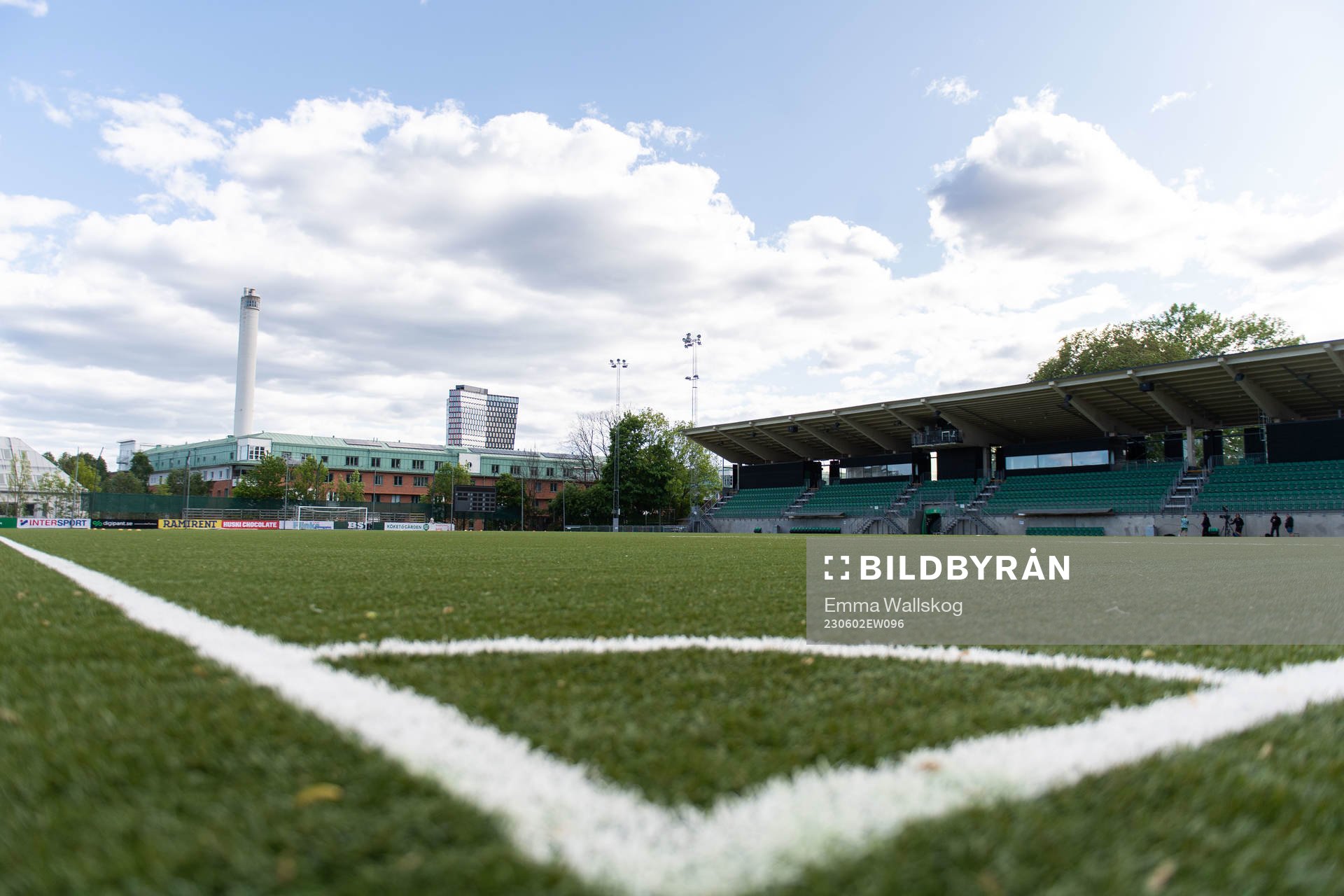 Interiör vy över Hammarby IP