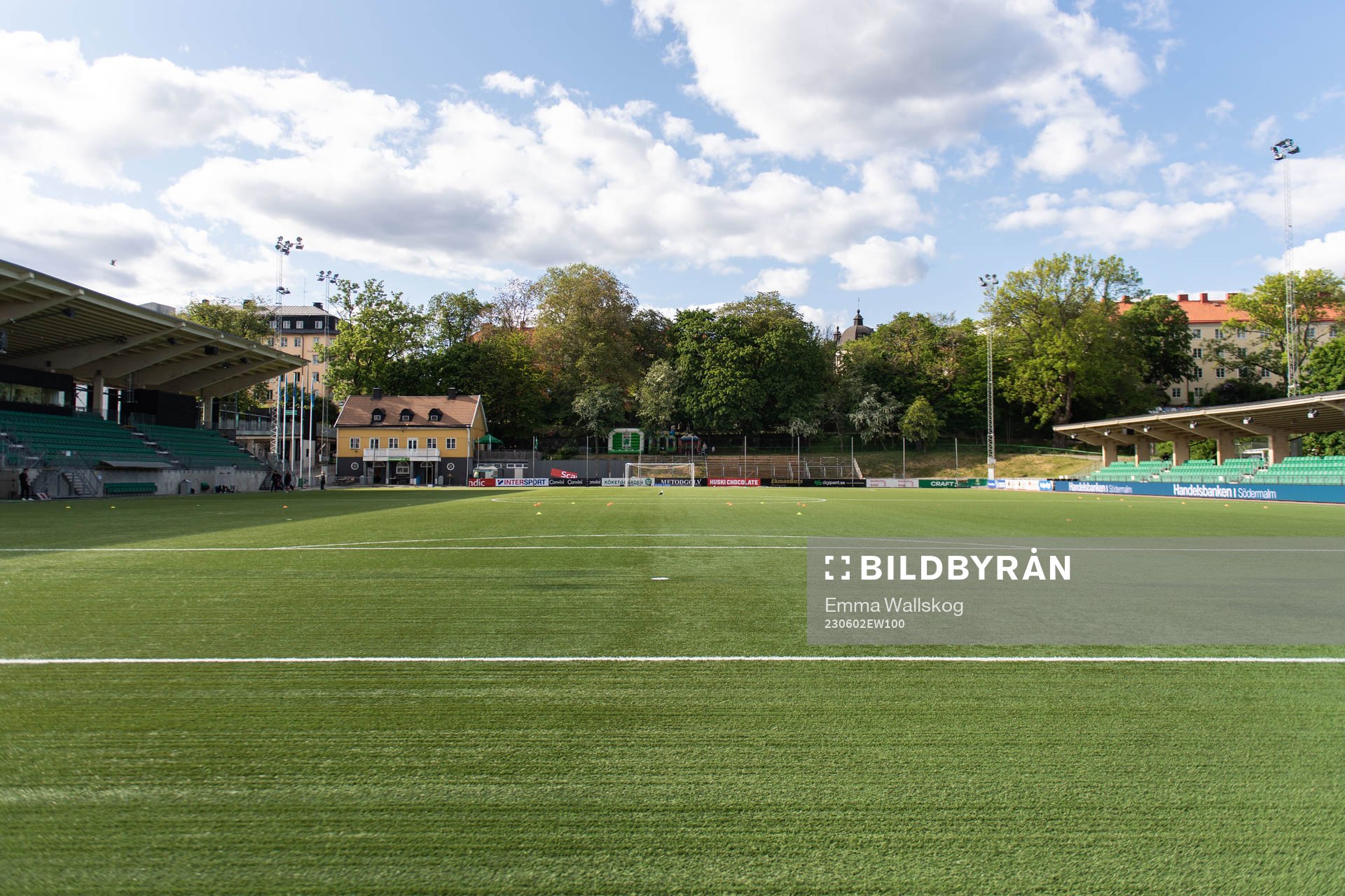 Interiör vy över Hammarby IP