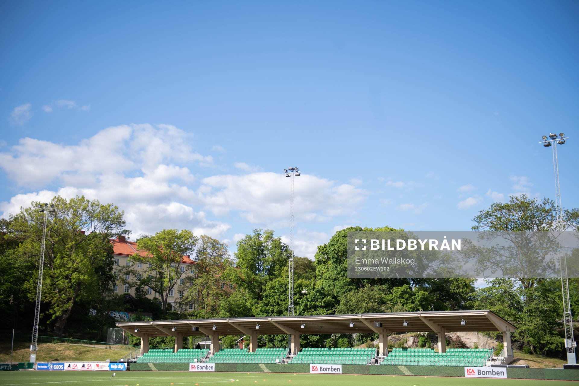 Interiör vy över Hammarby IP