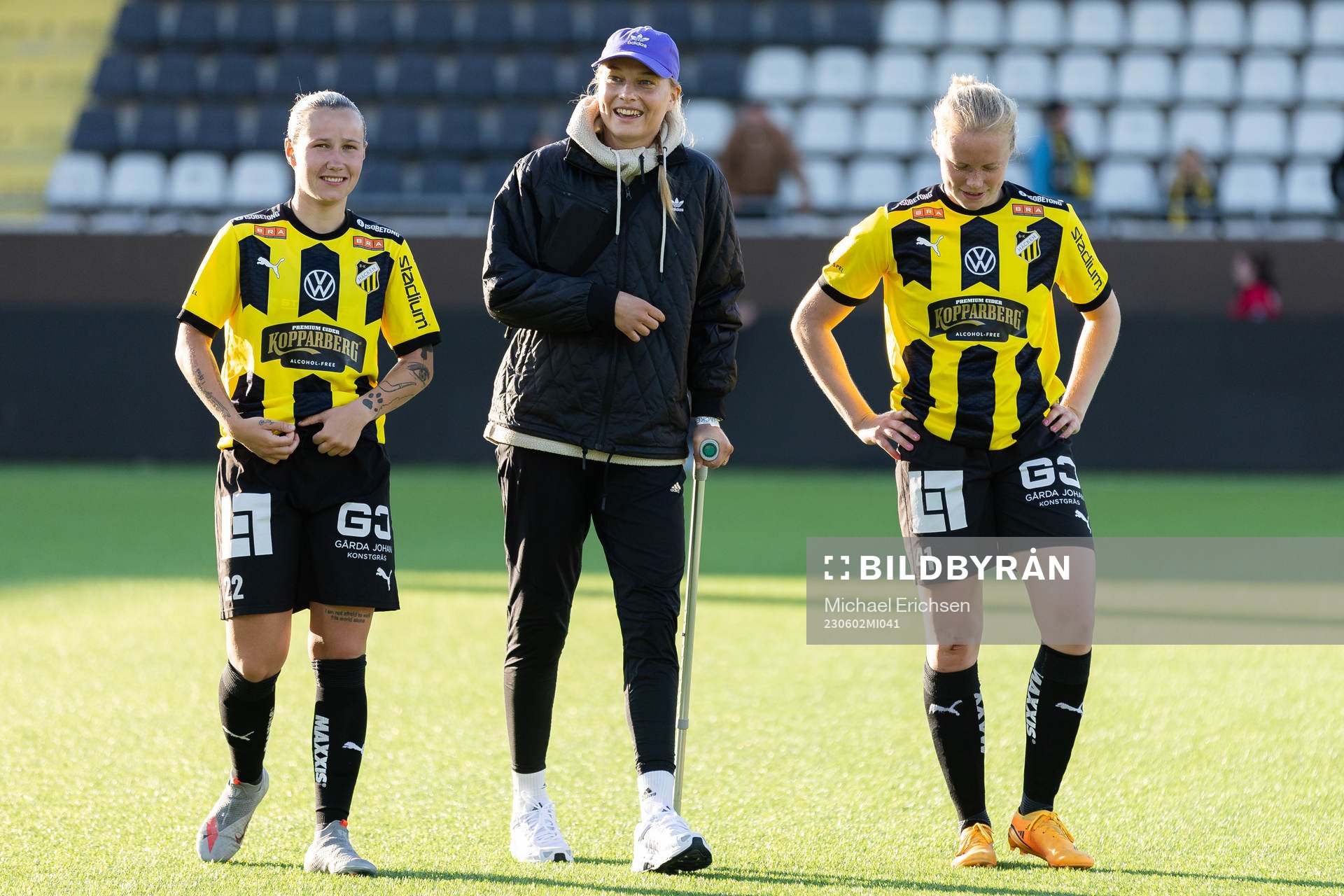 Häckens Marika Bergman Lundin, Stine Larsen och Julie