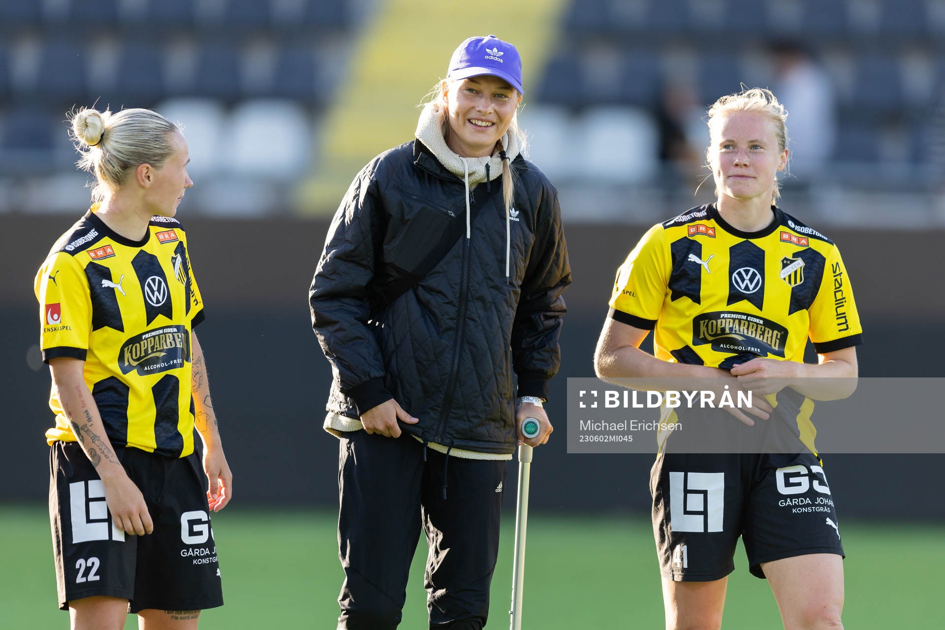 Häckens Marika Bergman Lundin, Stine Larsen och Julie