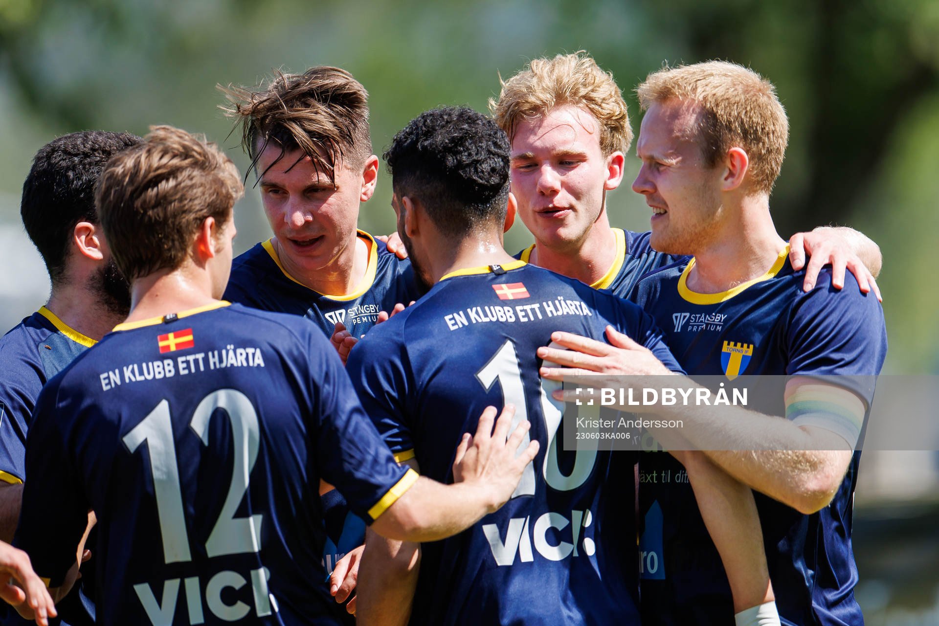 Torns spelare jublar
