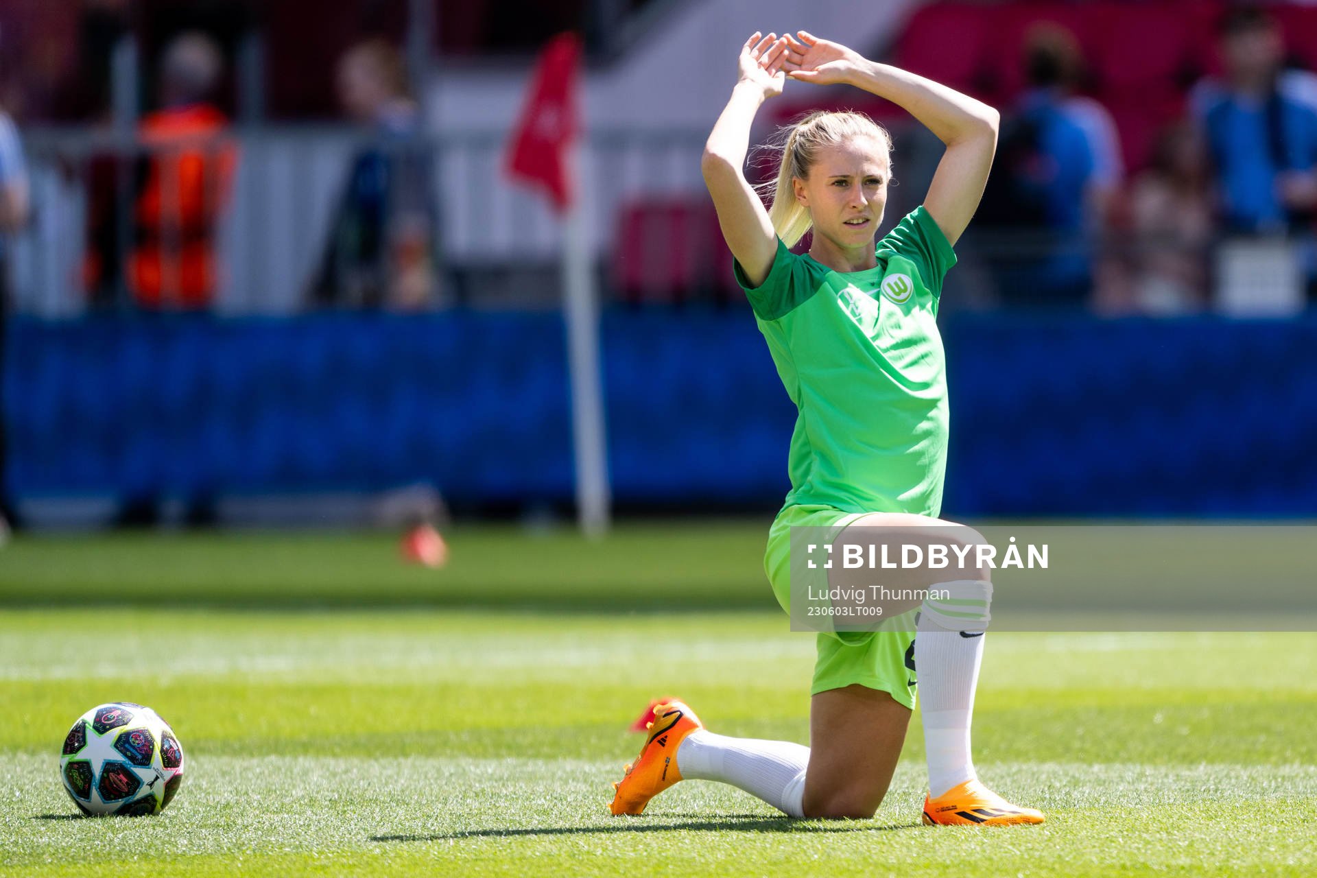 Rebecka Blomqvist of Wolfsburg