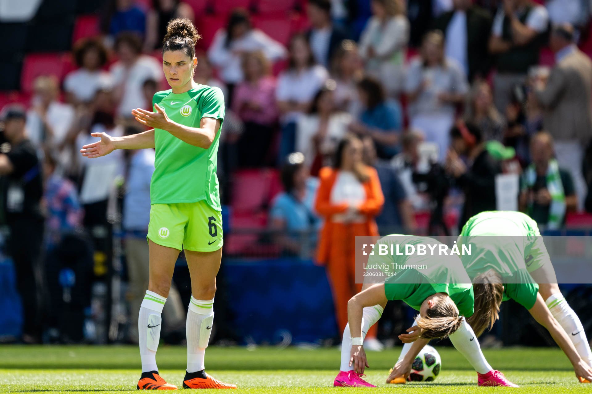 Dominique Janssen of Wolfsburg