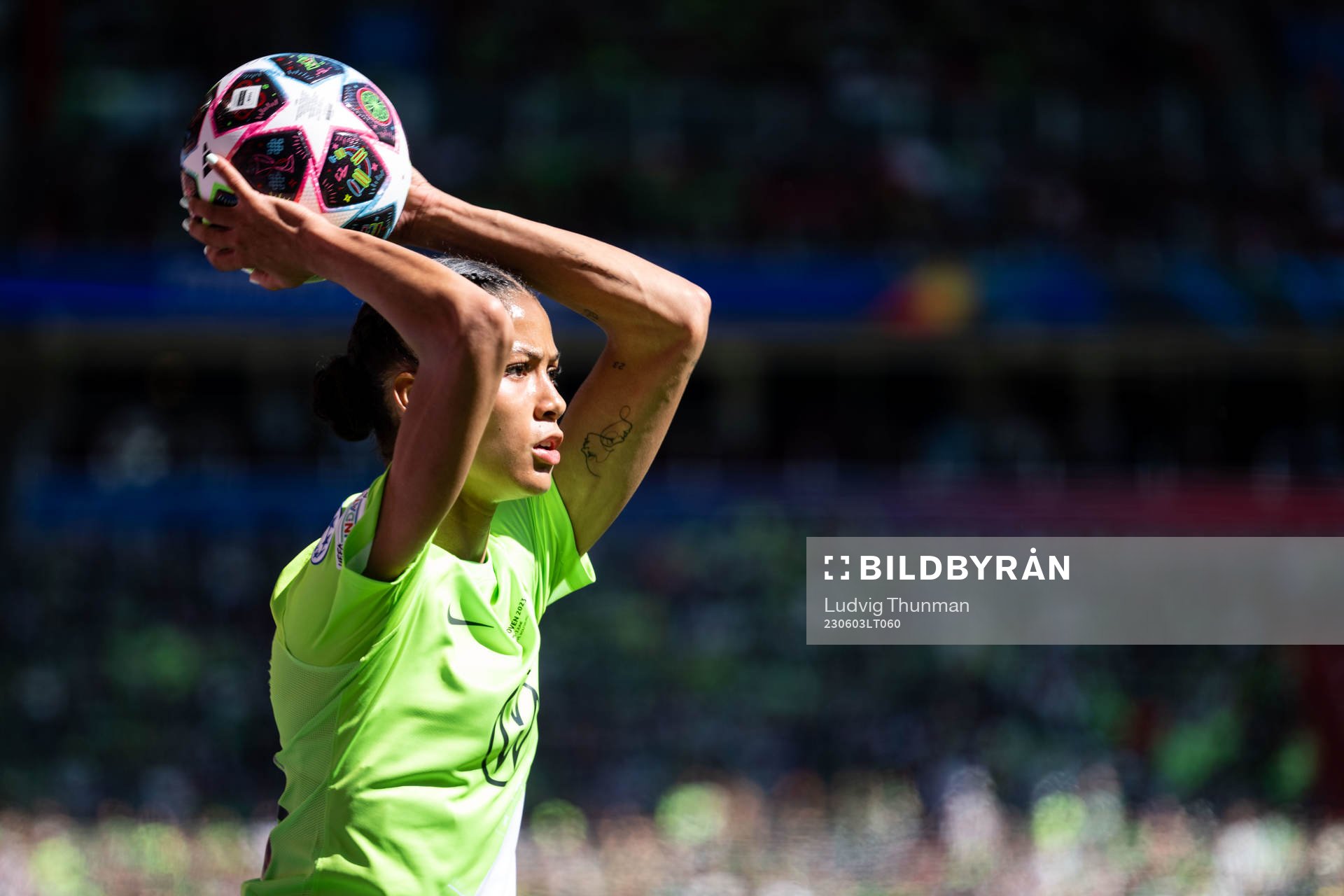 Sveindis Jonsdottir of Wolfsburg