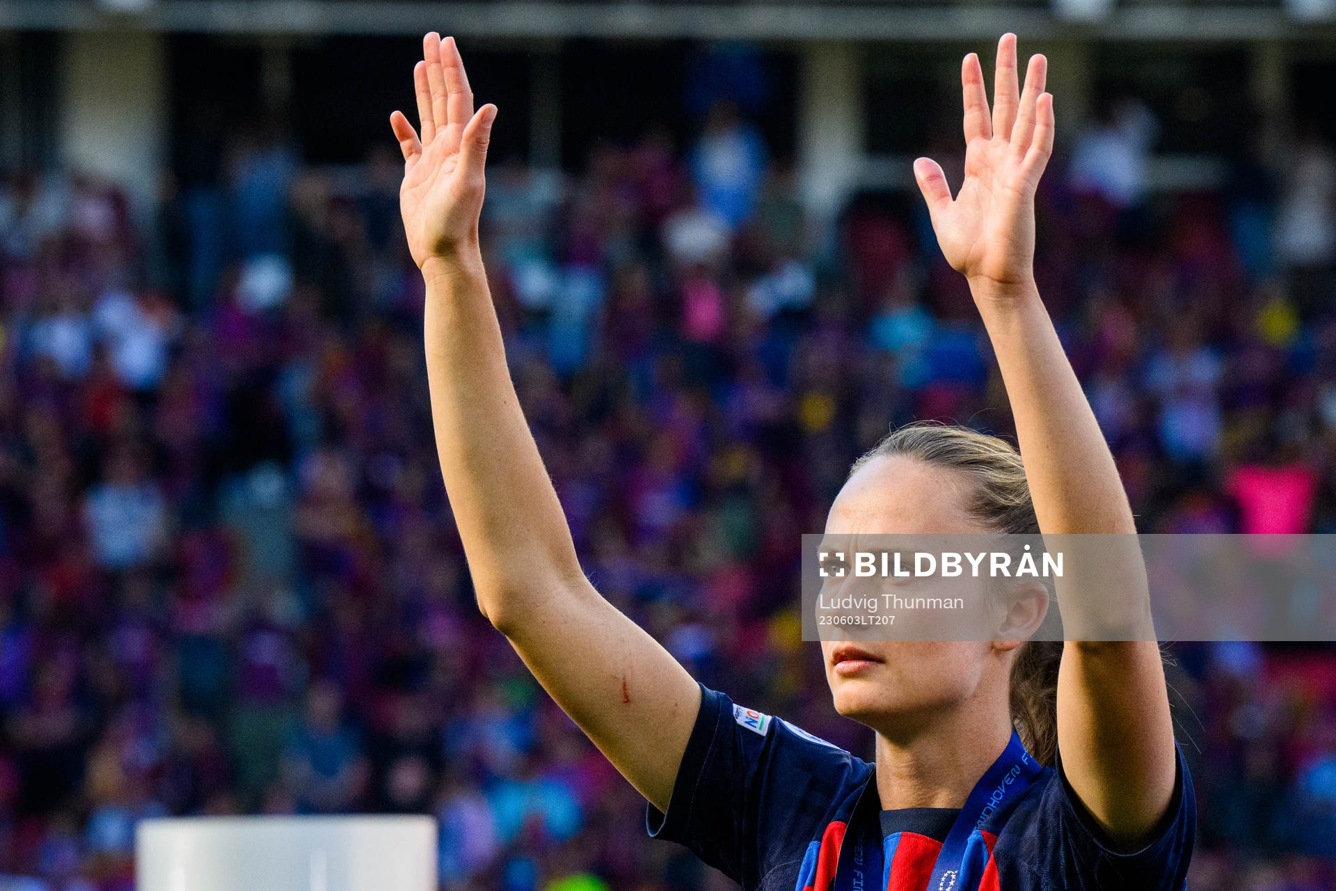 Caroline Graham Hansen of Barcelona