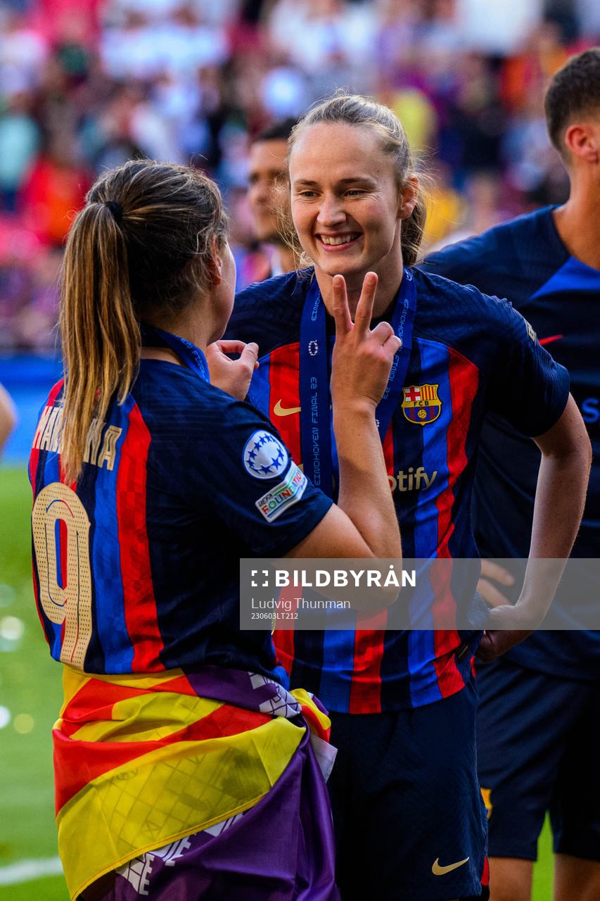 Mariona Caldentey and Caroline Graham Hansen