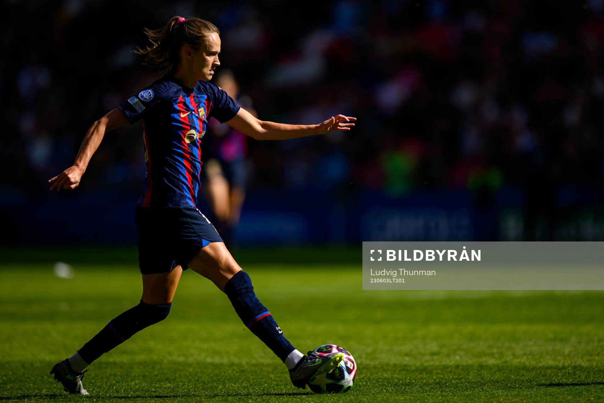 Caroline Graham Hansen of Barcelona