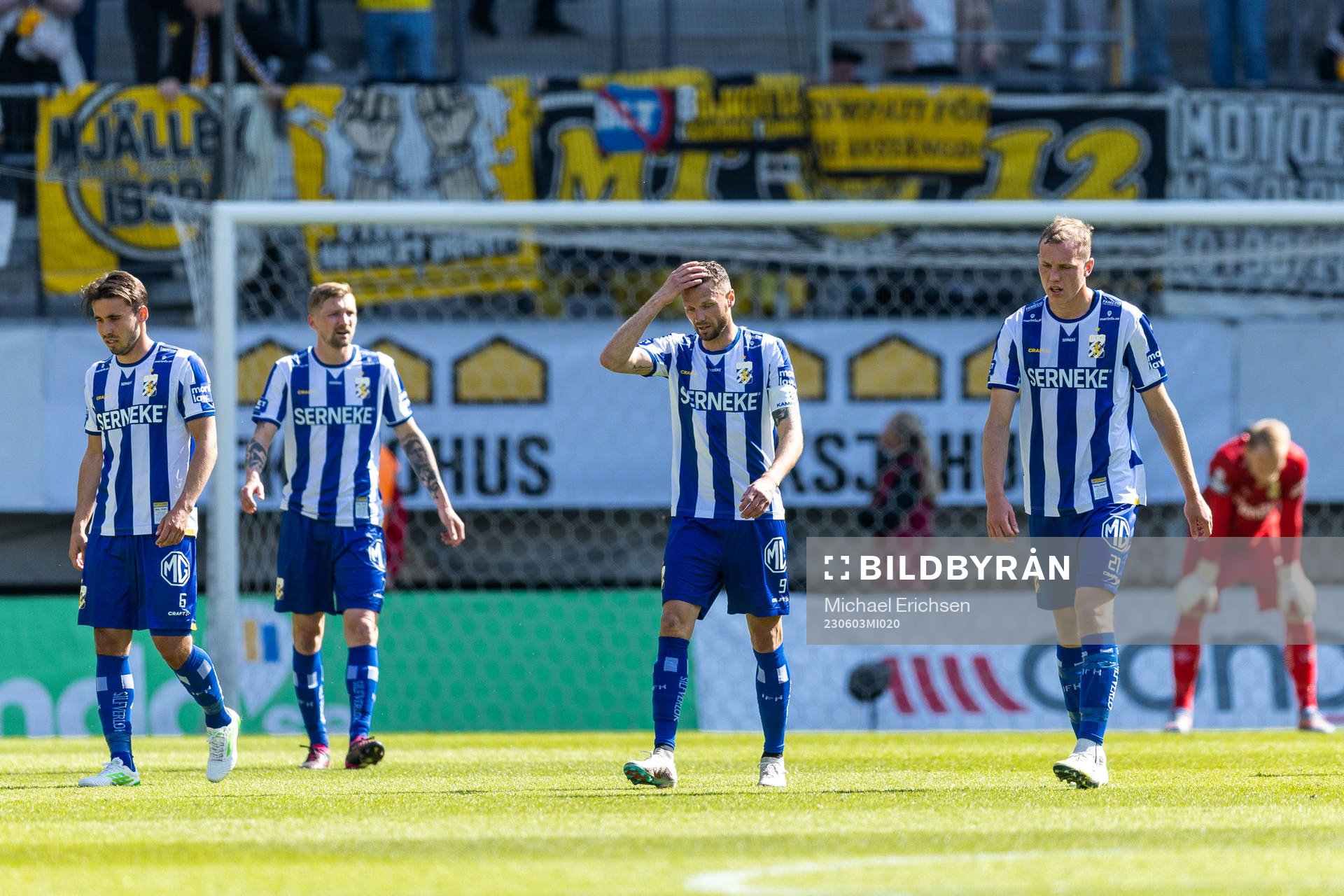 IFK Göteborgs Anders Trondsen, Sebastian Eriksson, Marcus
