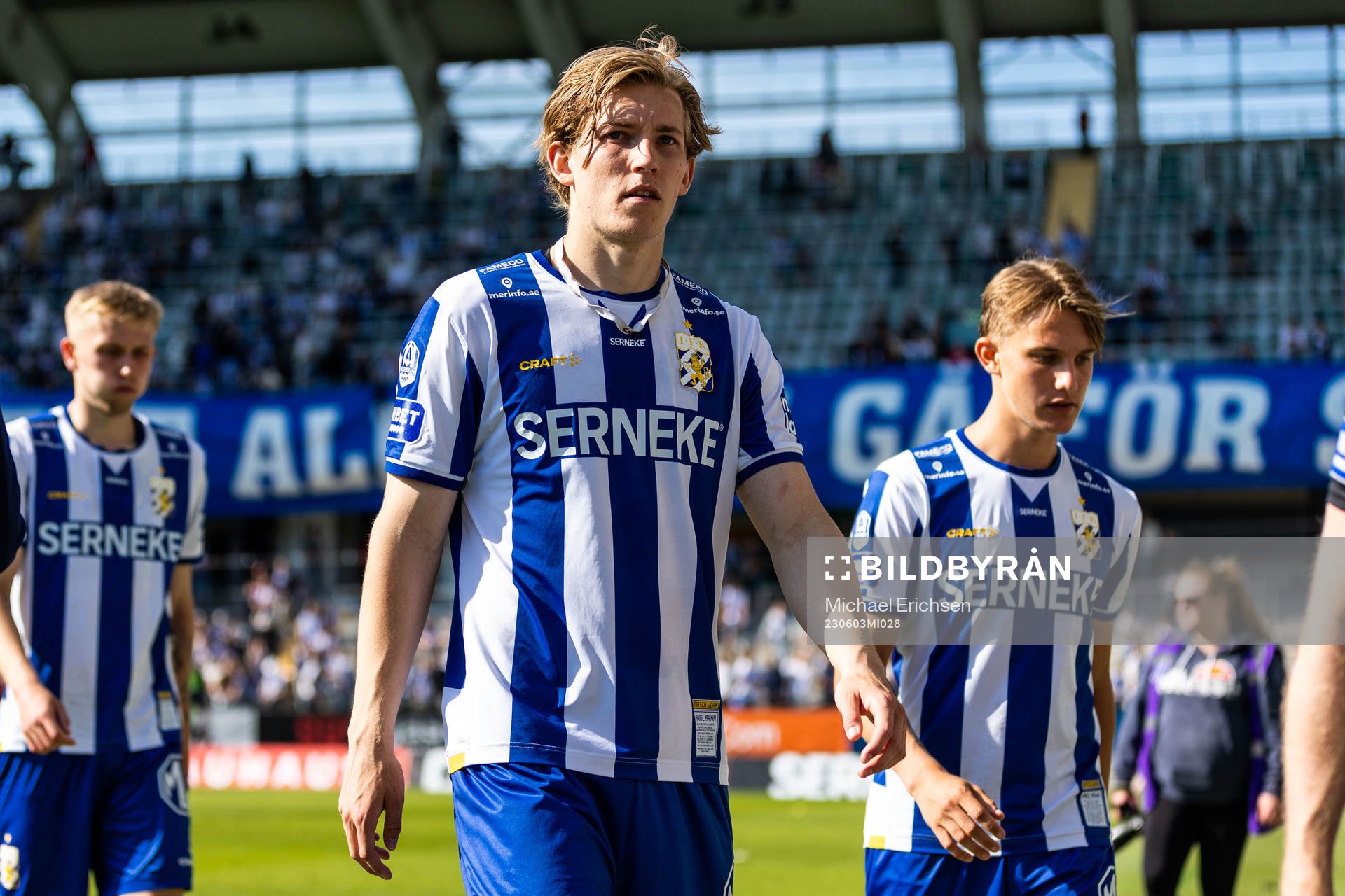 IFK Göteborgs Johan Bångsbo och Linus Carlstrand deppar