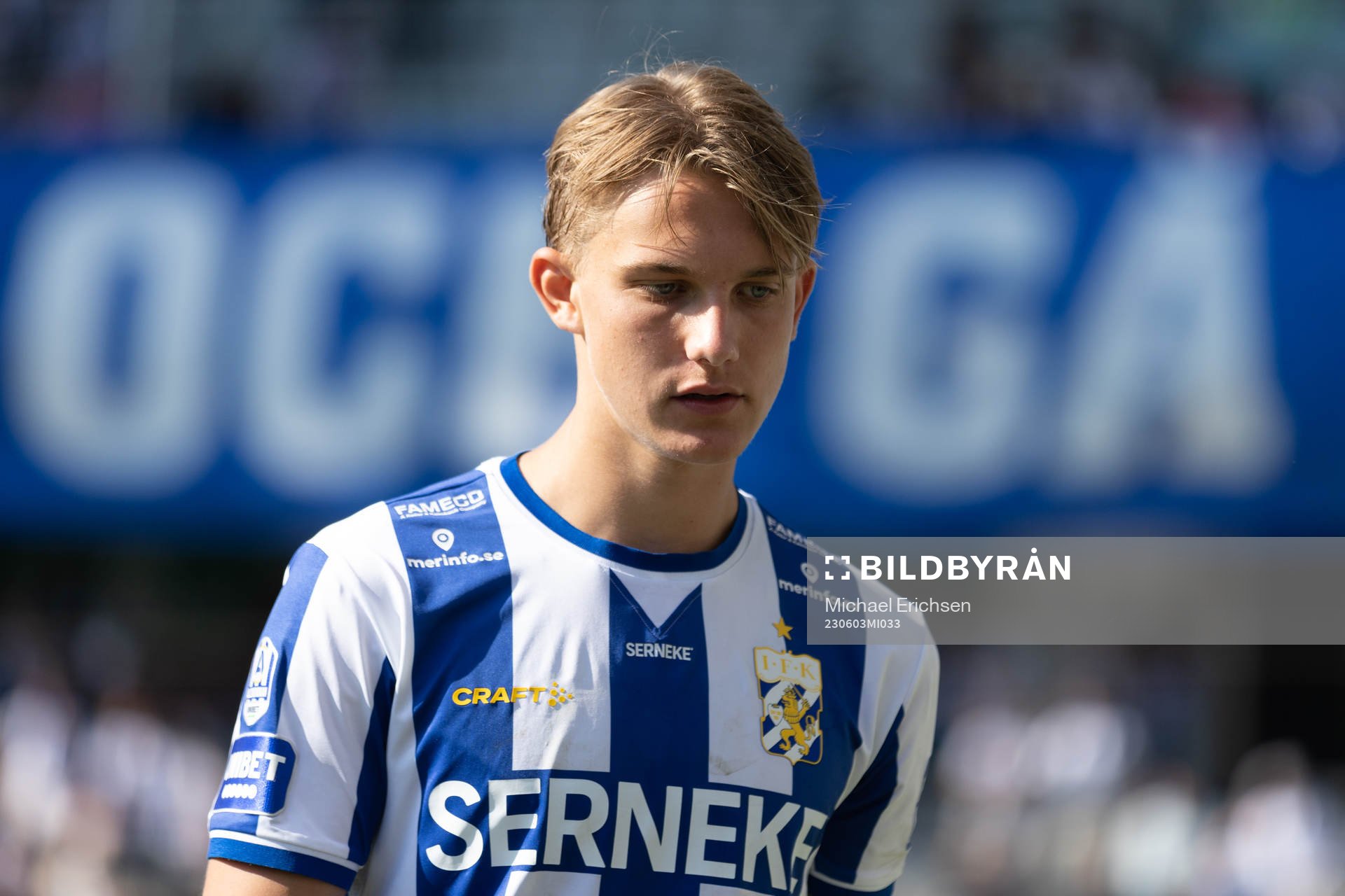 IFK Göteborgs Linus Carlstrand deppar