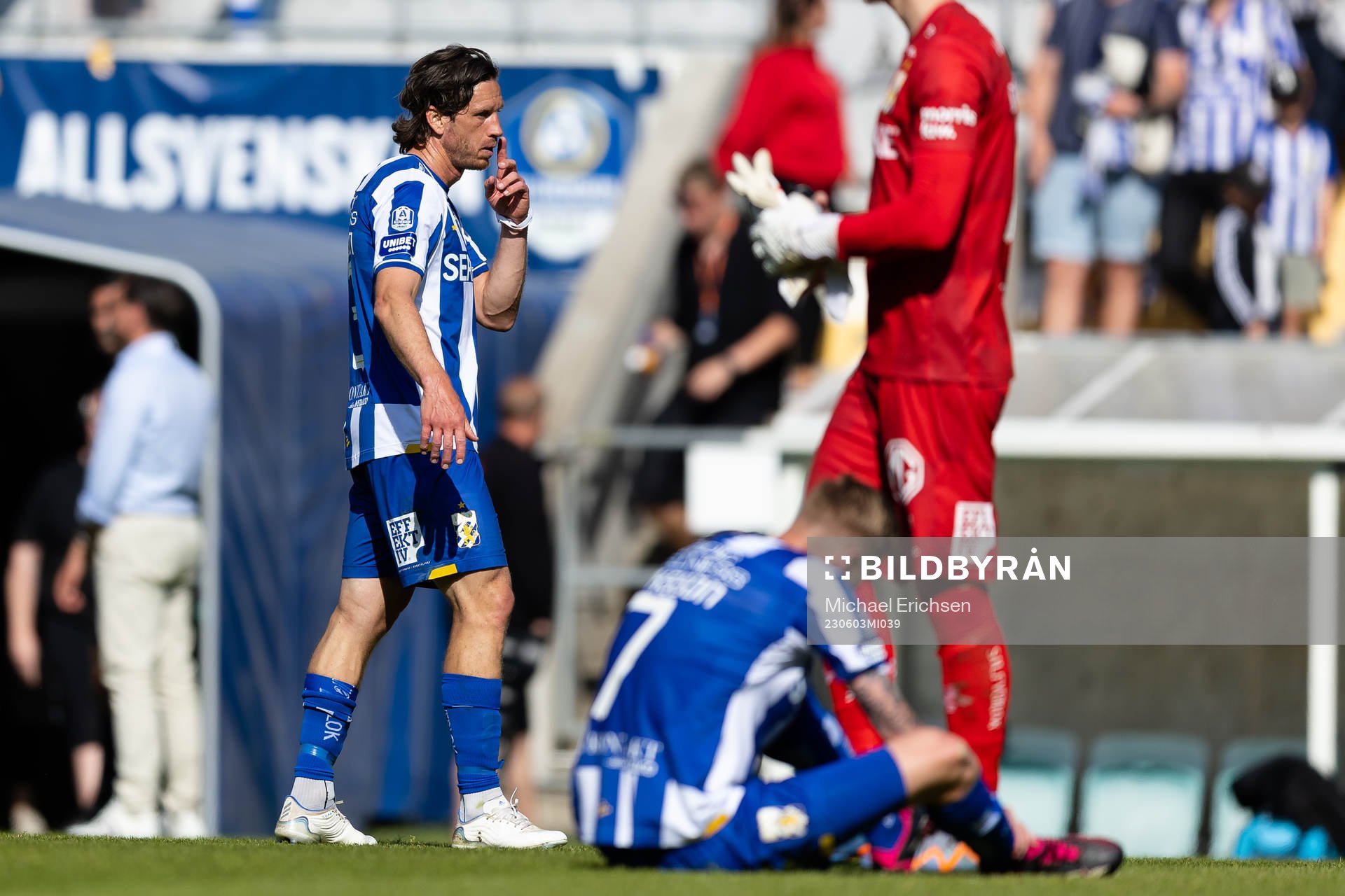 IFK Göteborgs Gustav Svensson deppar