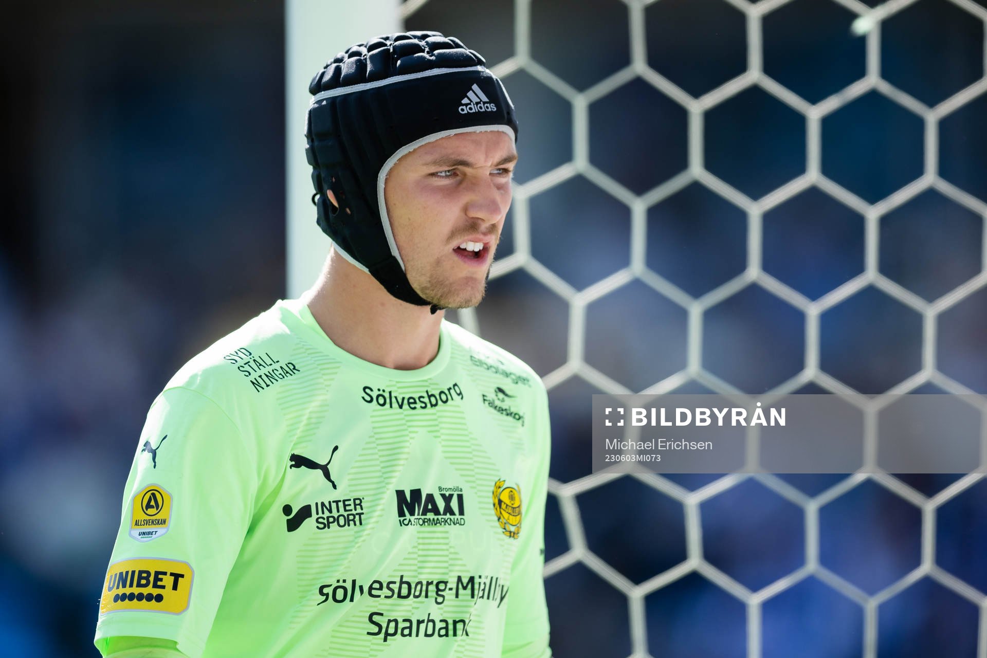 Mjällbys målvakt Noel Törnqvist