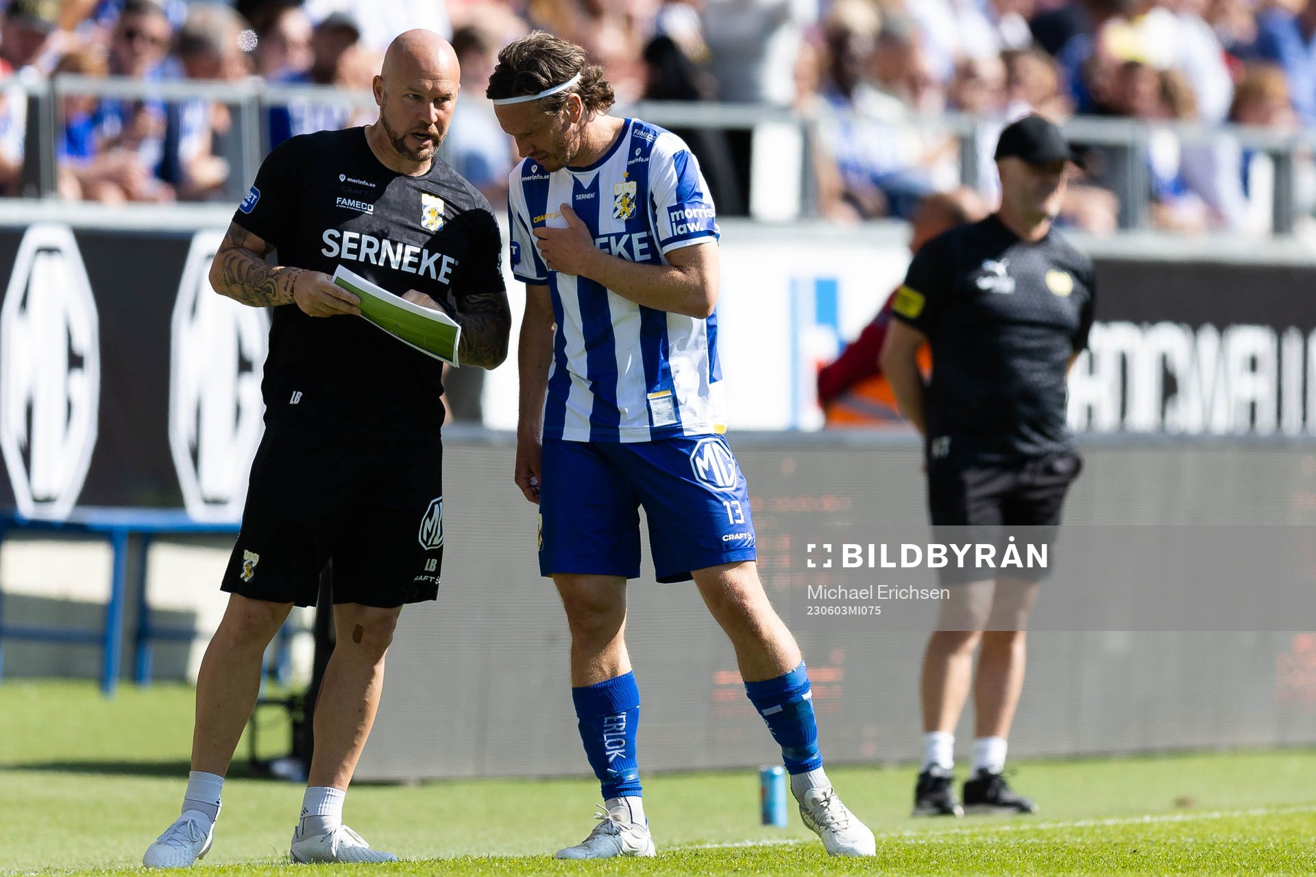 IFK Göteborgs målvaktstränare Lee Baxter och Gustav