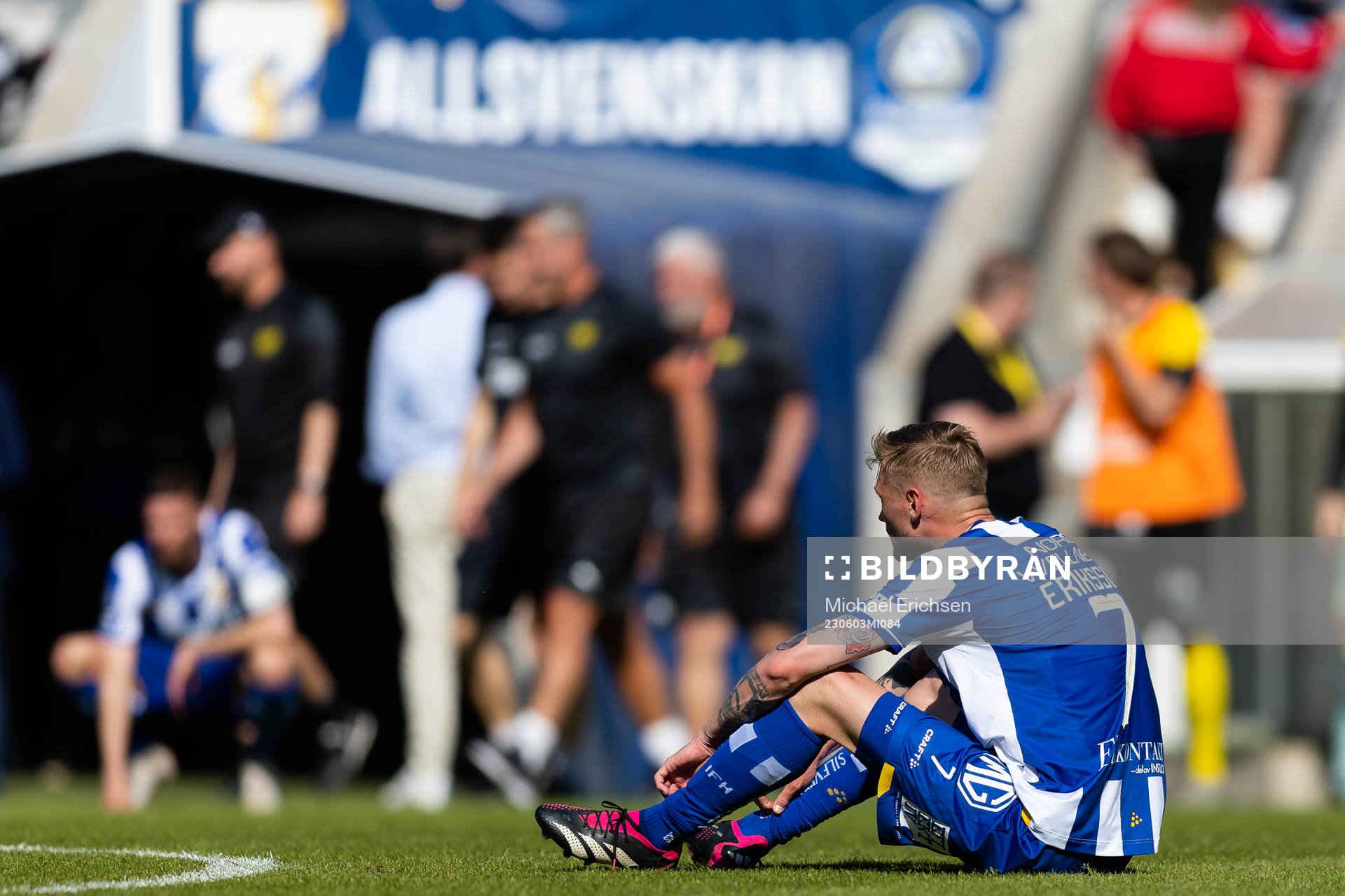 IFK Göteborgs Sebastian Eriksson deppar
