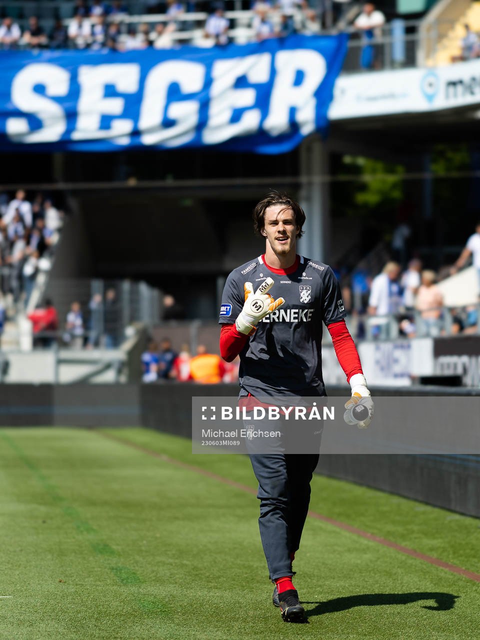 IFK Göteborgs målvakt Adam Benediktsson innan
