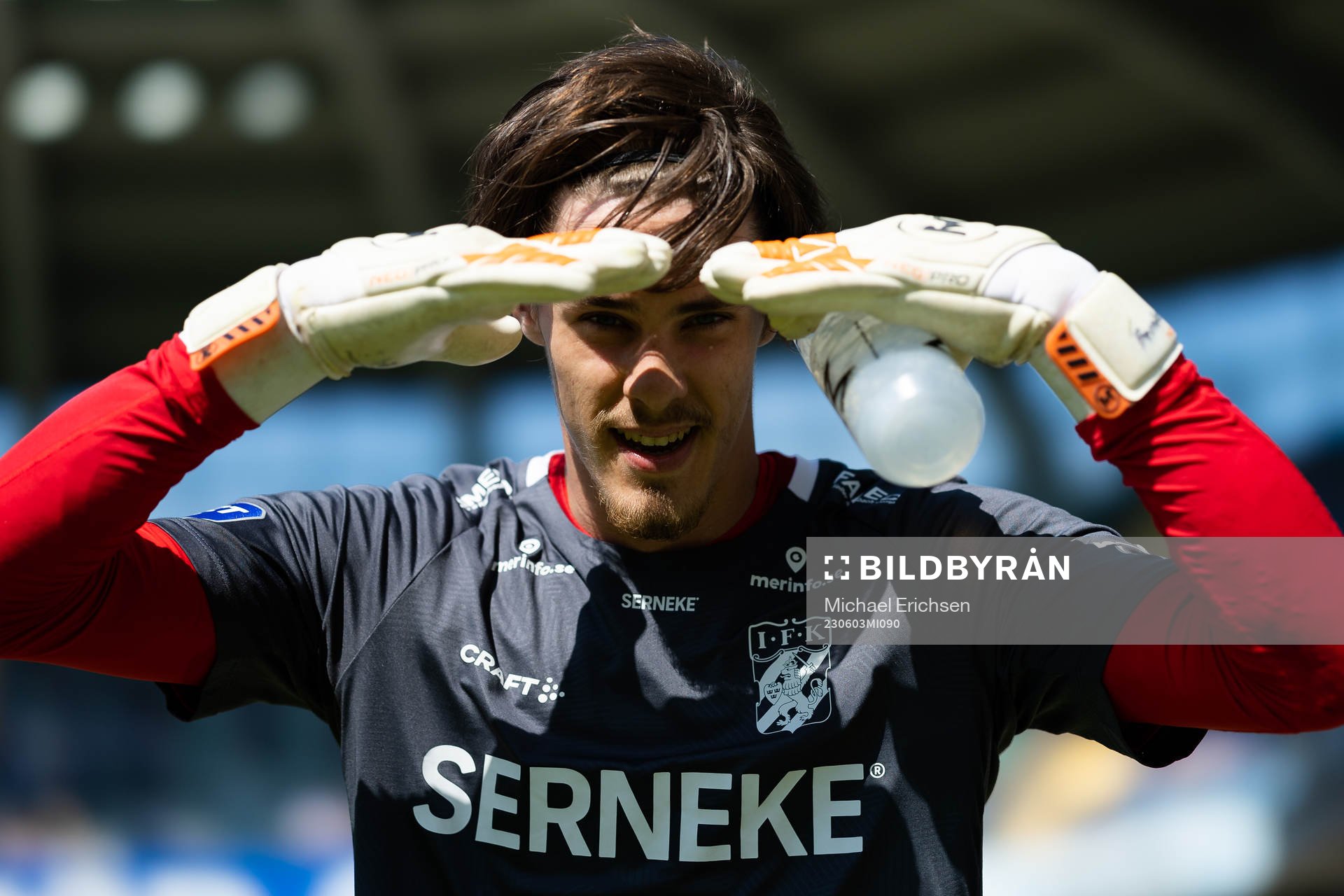 IFK Göteborgs målvakt Adam Benediktsson innan