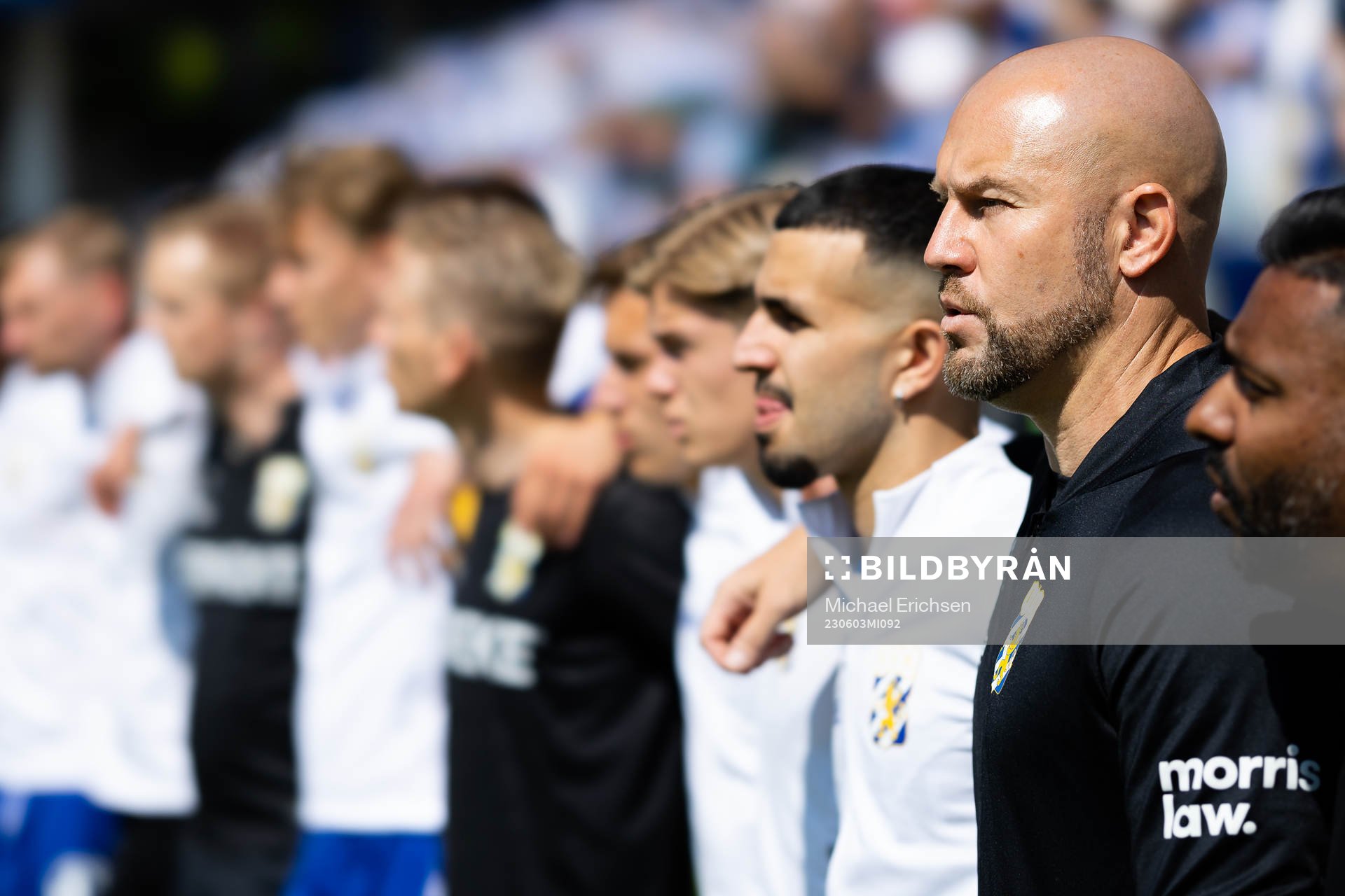IFK Göteborgs målvaktstränare Lee Baxter innan