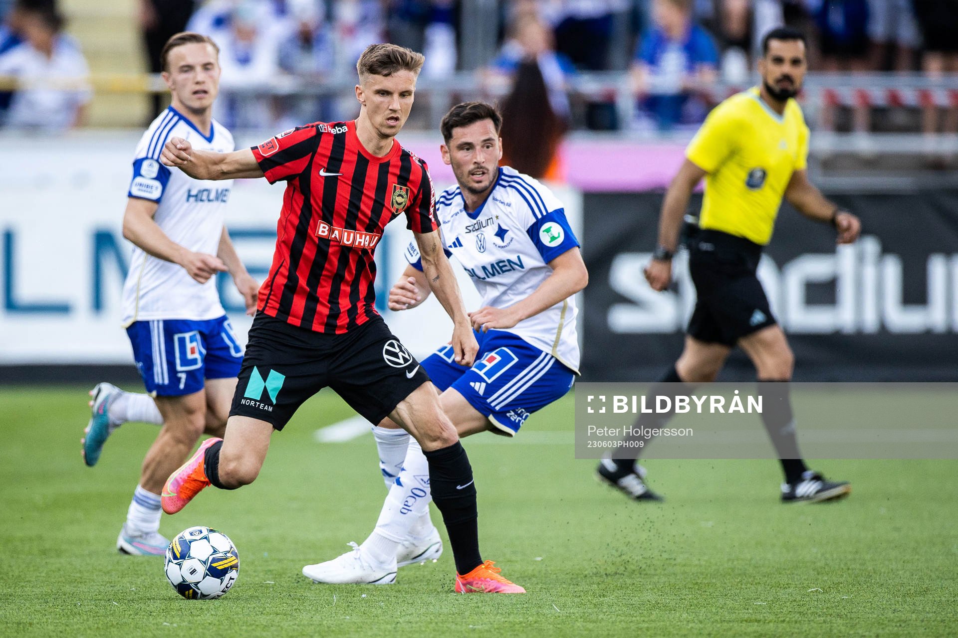 Brommapojkarnas Samuel Leach Holm och IFK Norrköpings Vito