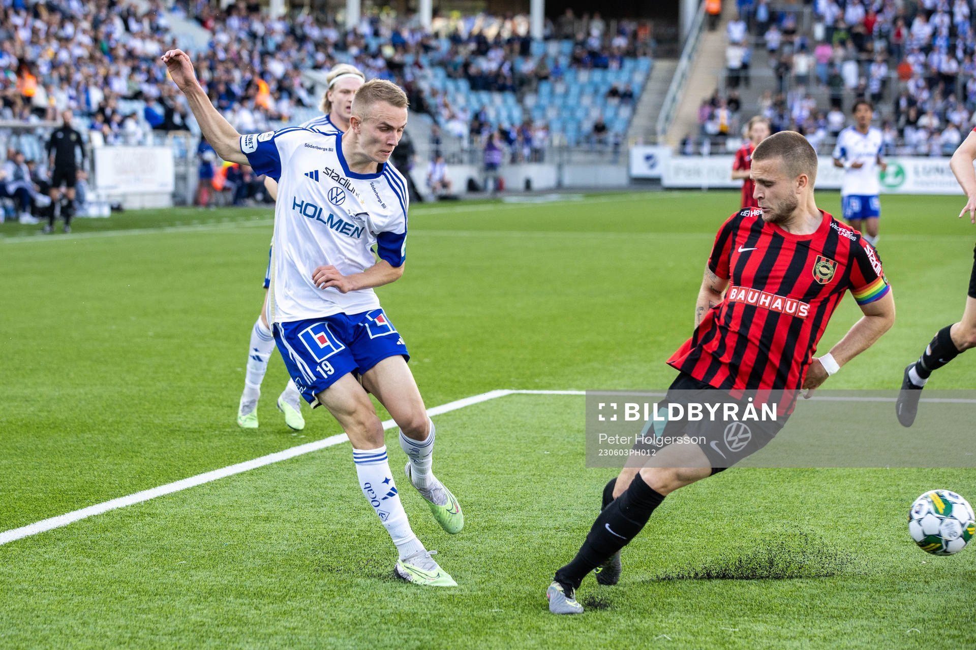 IFK Norrköpings Victor Stange Lind och Brommapojkarnas