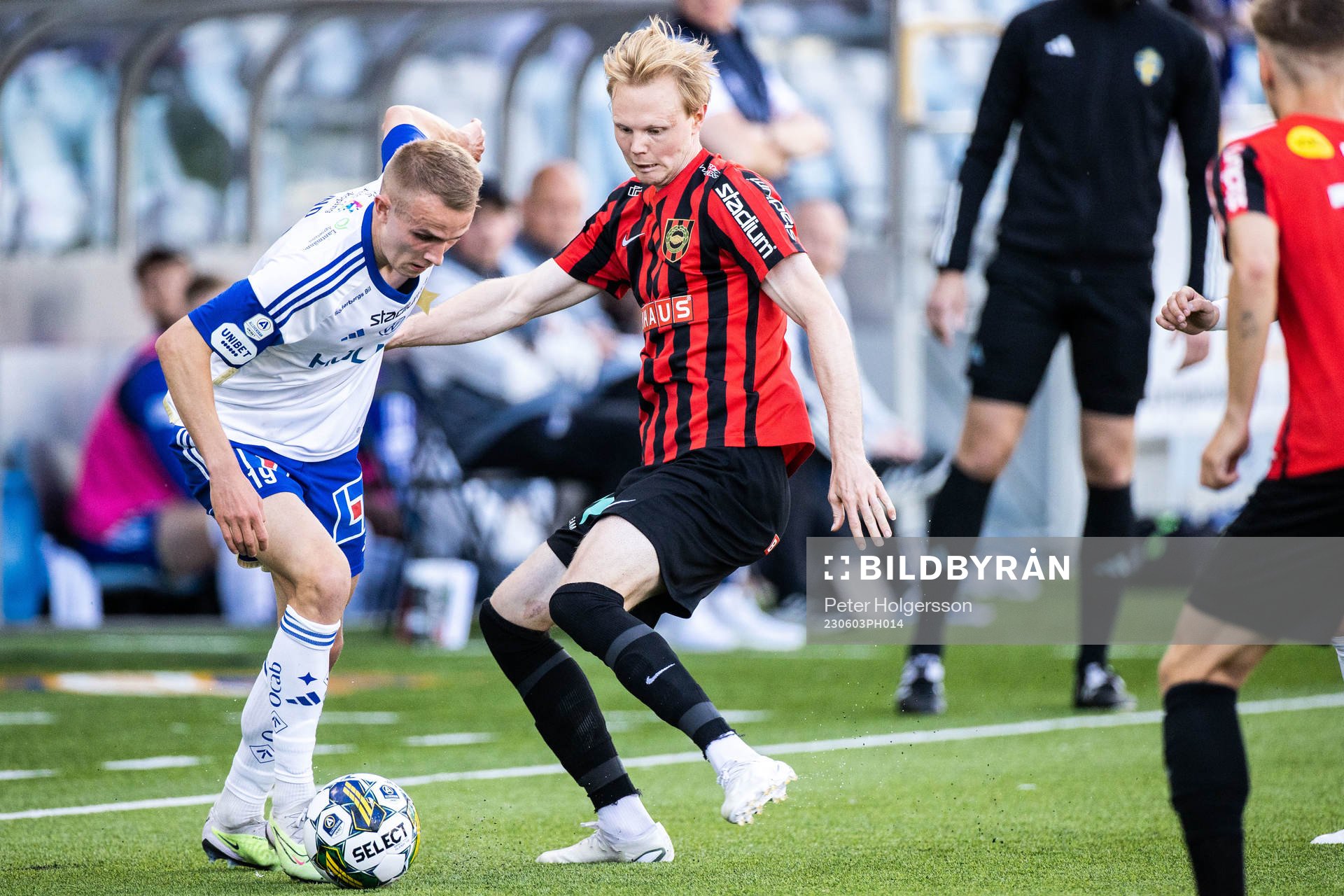 IFK Norrköpings Victor Stange Lind och Brommapojkarnas Tim
