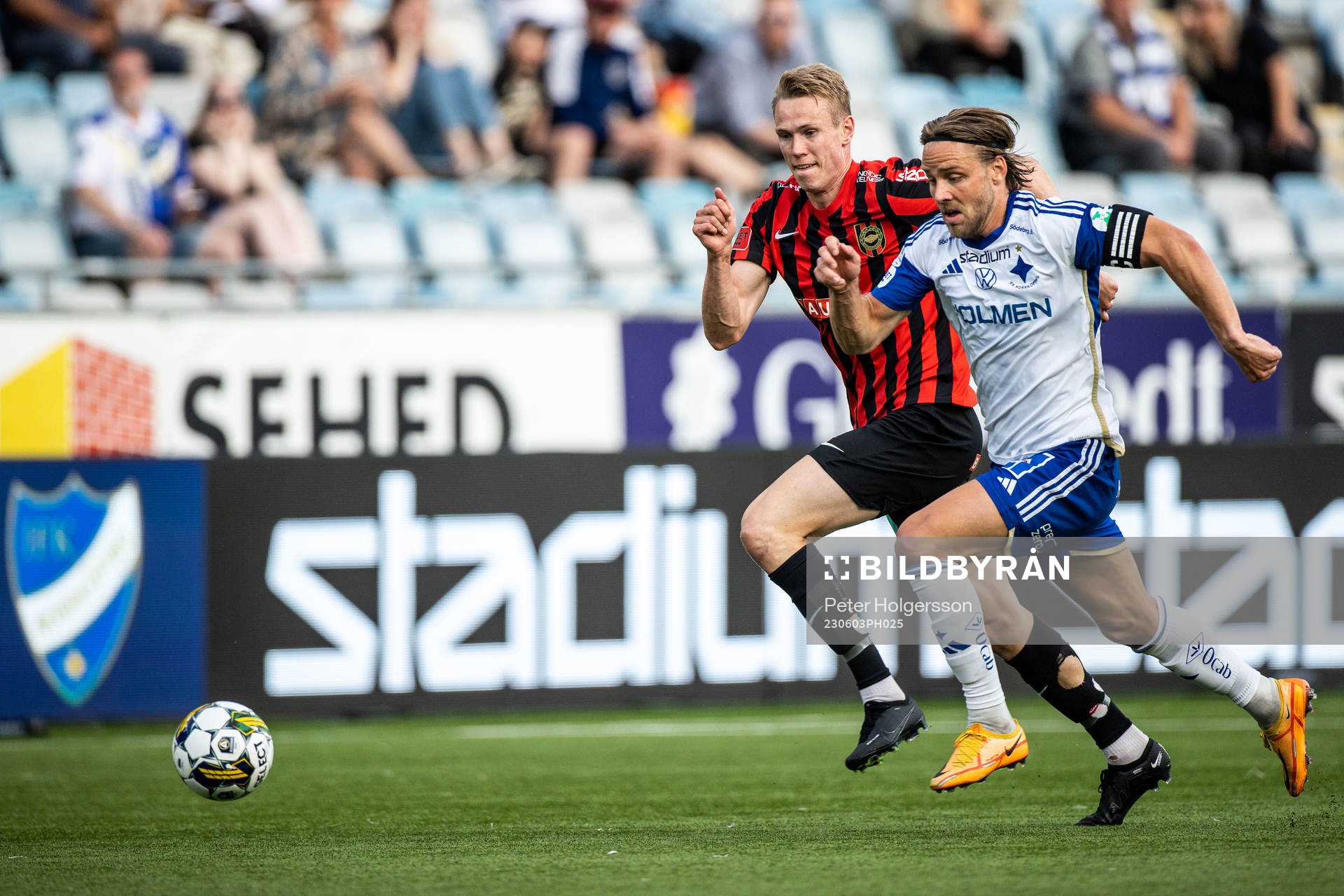 Brommapojkarnas Torbjörn Lysaker Heggem och IFK