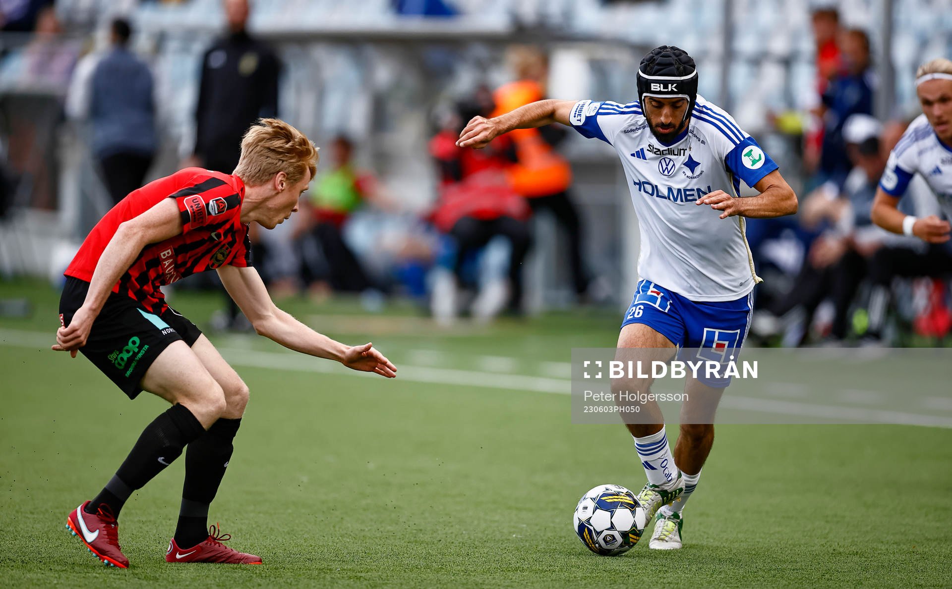 Brommapojkarnas Gustav Sandberg Magnusson och IFK