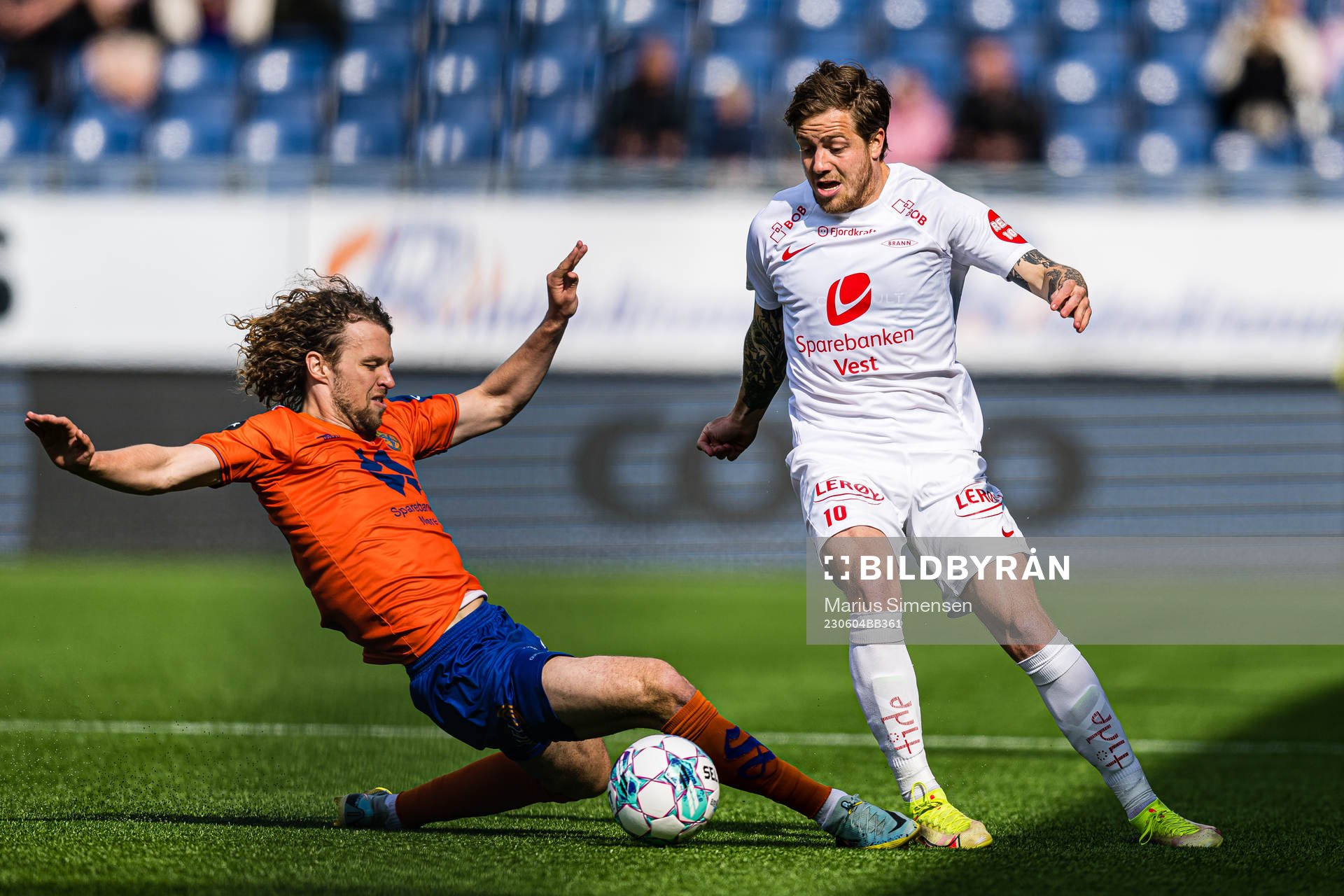 Alexander Munksgaard of Aalesund and Frederik Børsting of