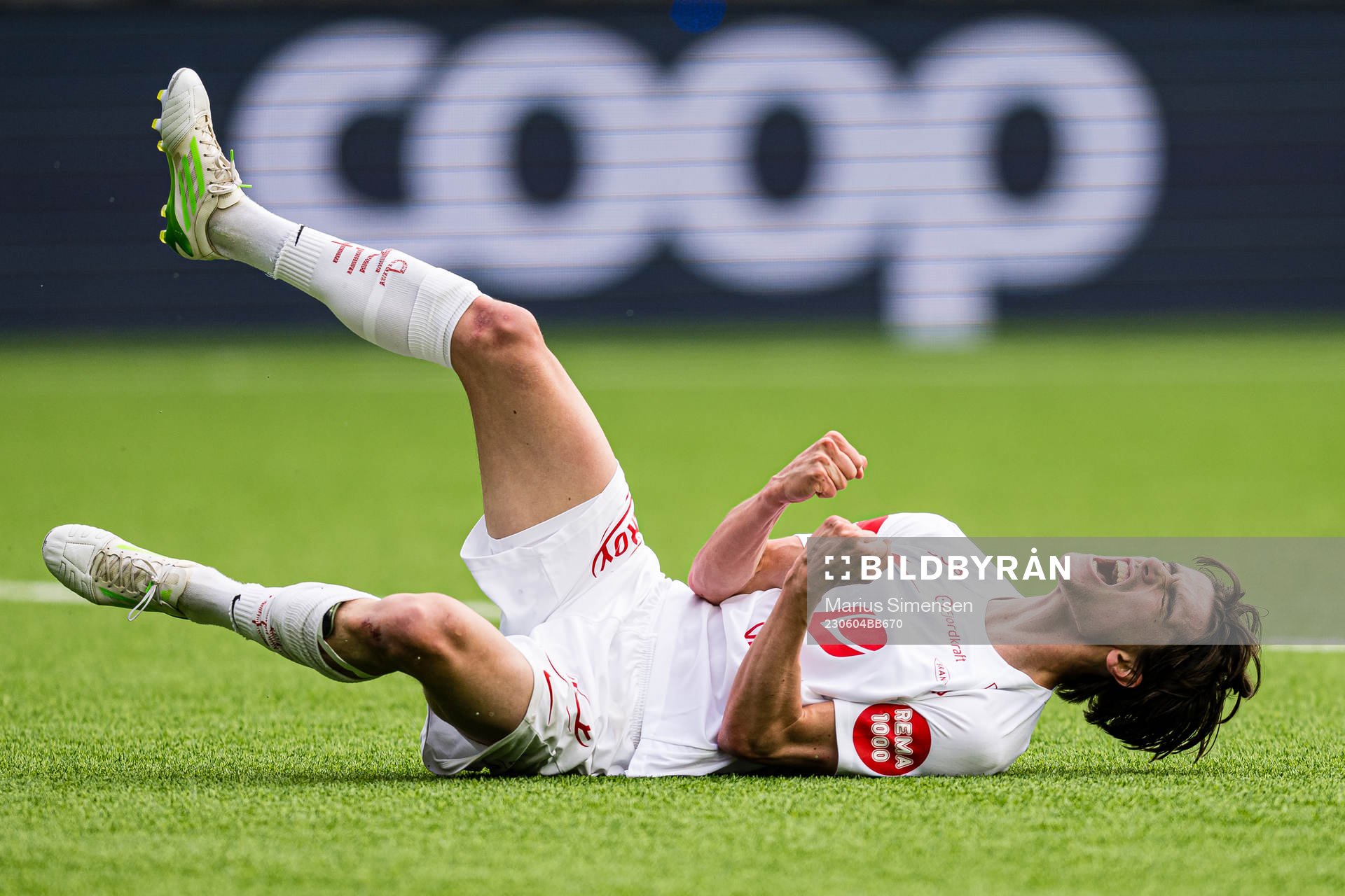 Ulrik Mathisen of Brann celebrates