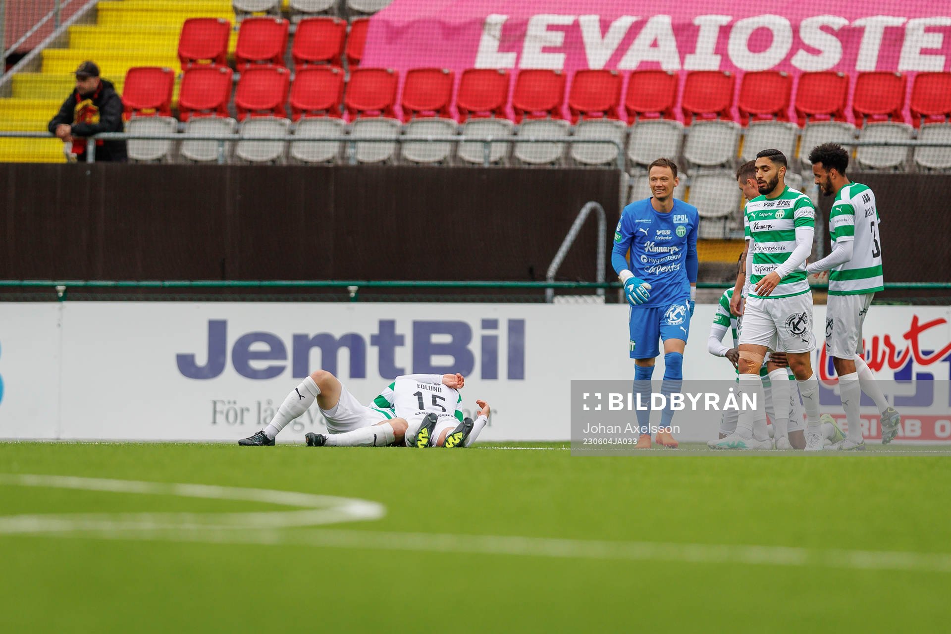 Västerås SKs spelare jublar