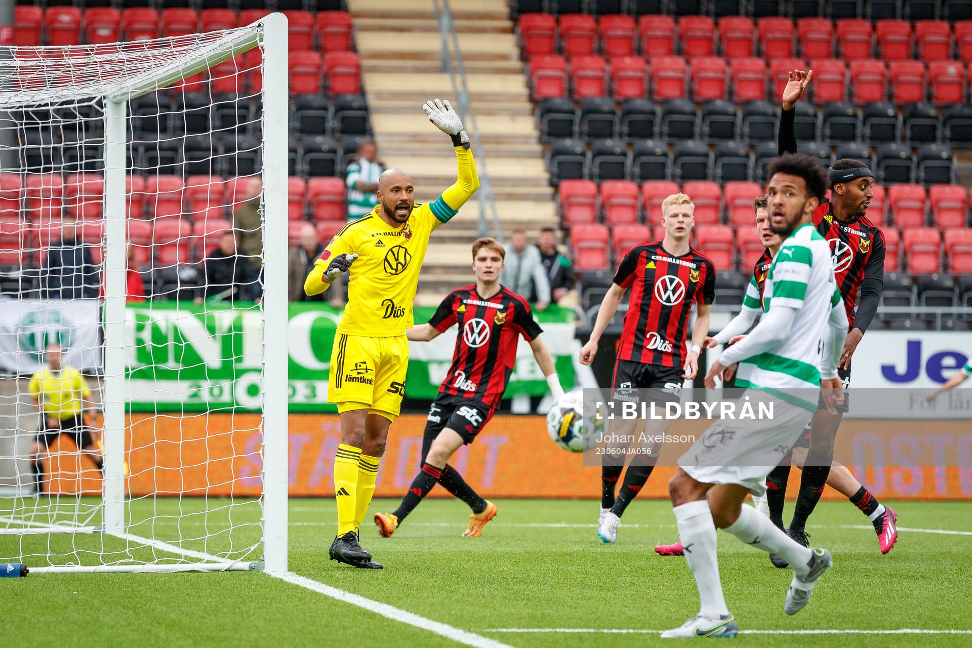 Östersunds målvakt Aly Keita