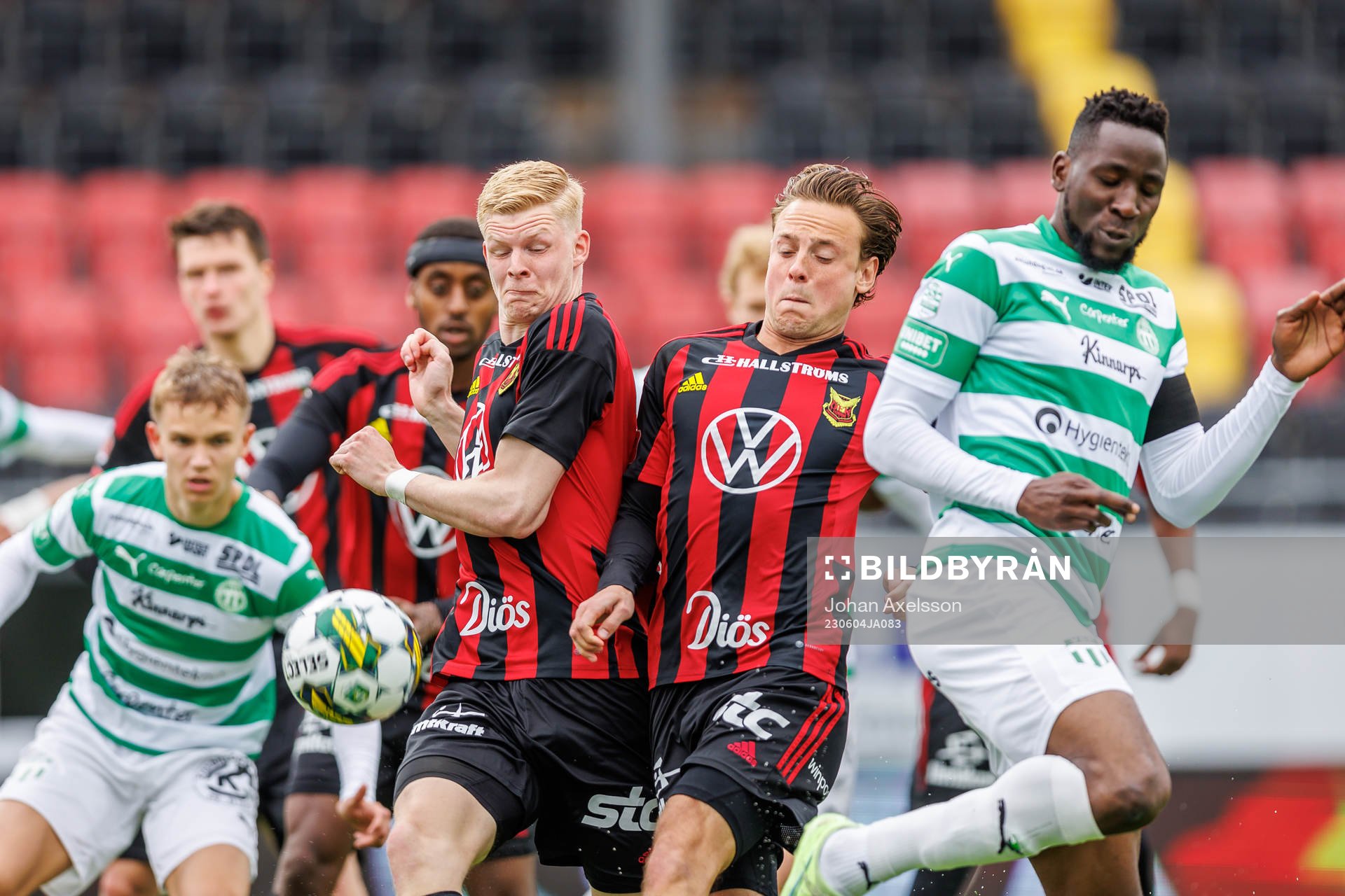 Östersunds Malcolm Stolt och Cesar Weilid