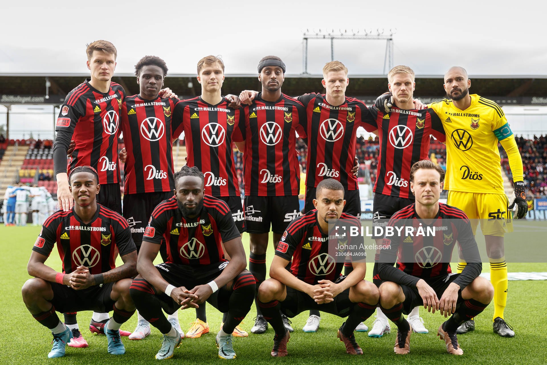 Startelvan, övre raden  från vänster Östersunds