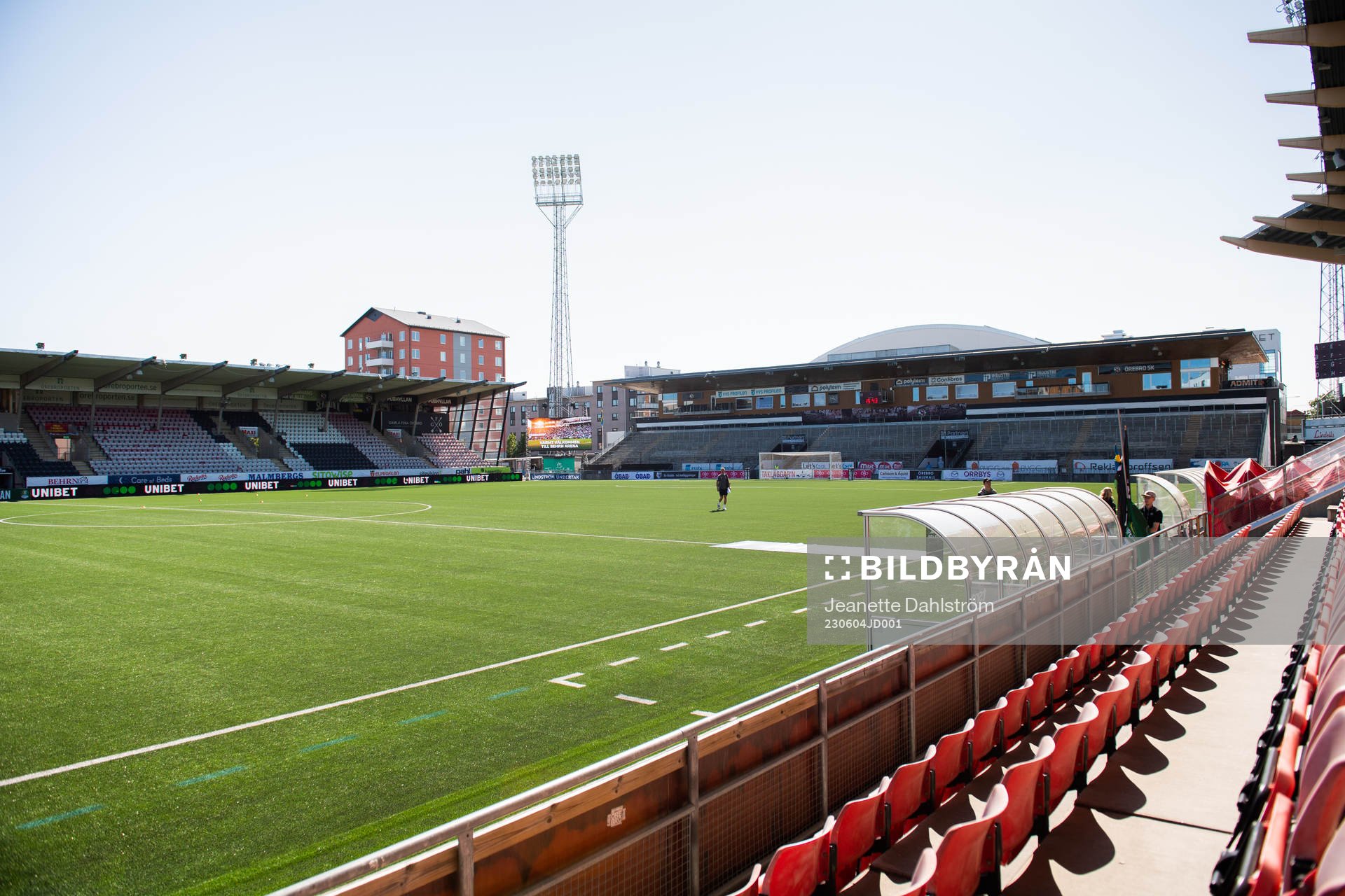 inför fotbollsmatchen i Superettan mellan Örebro och Gefle